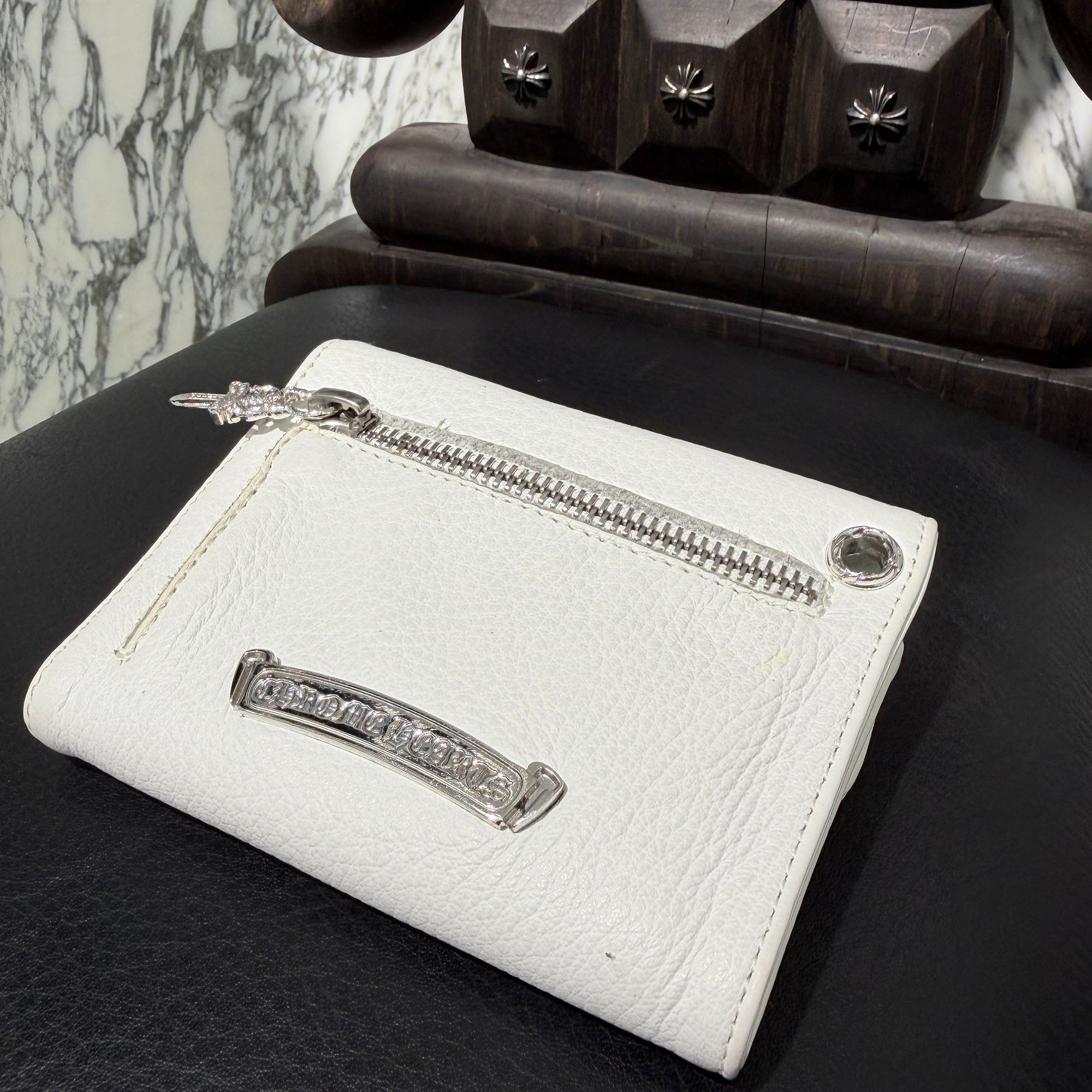CHROME HEARTS Wave Mini Cross Ball Wallet クロムハーツ ウェイブミニ クロスボール ウォレット