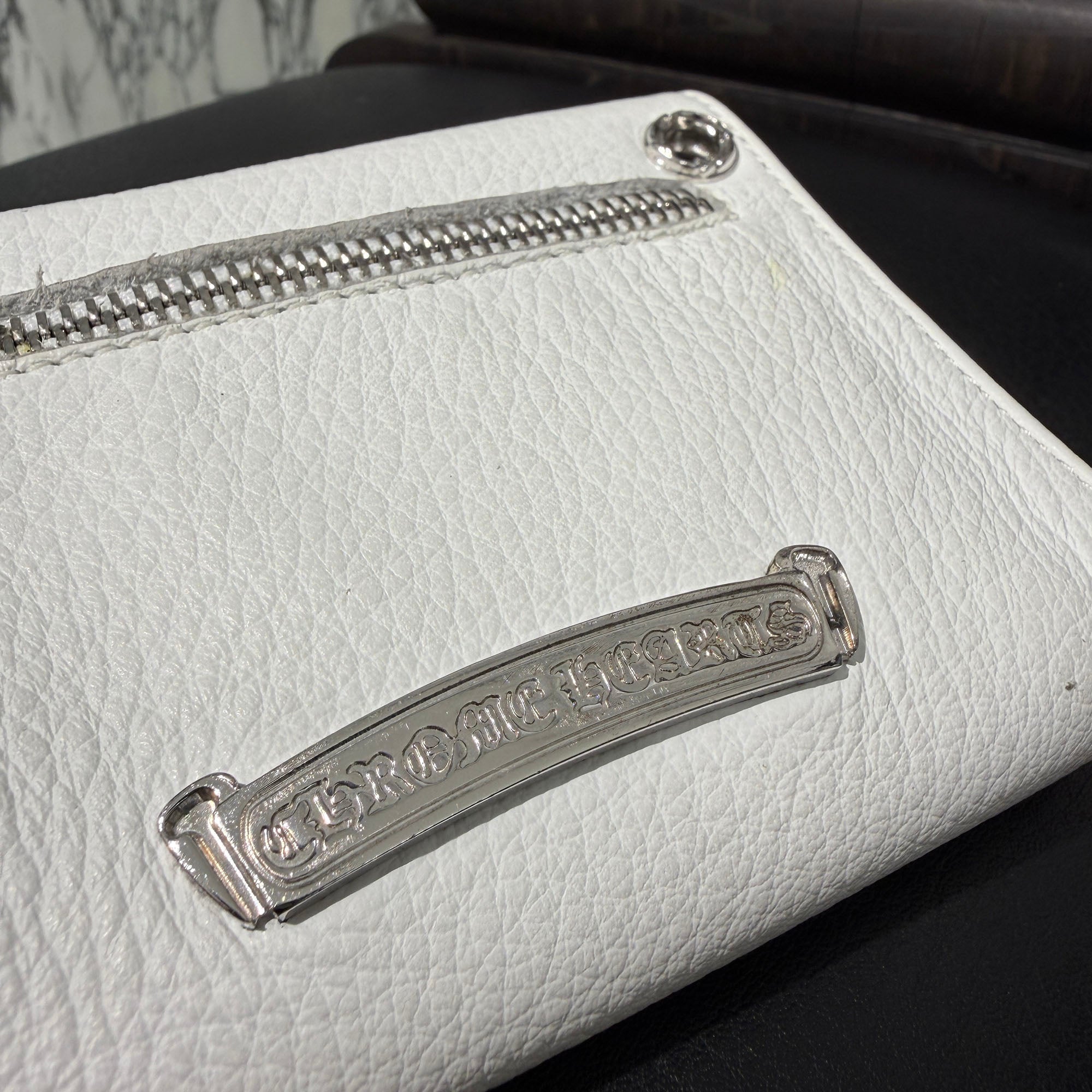 CHROME HEARTS Wave Mini Cross Ball Wallet クロムハーツ ウェイブミニ クロスボール ウォレット