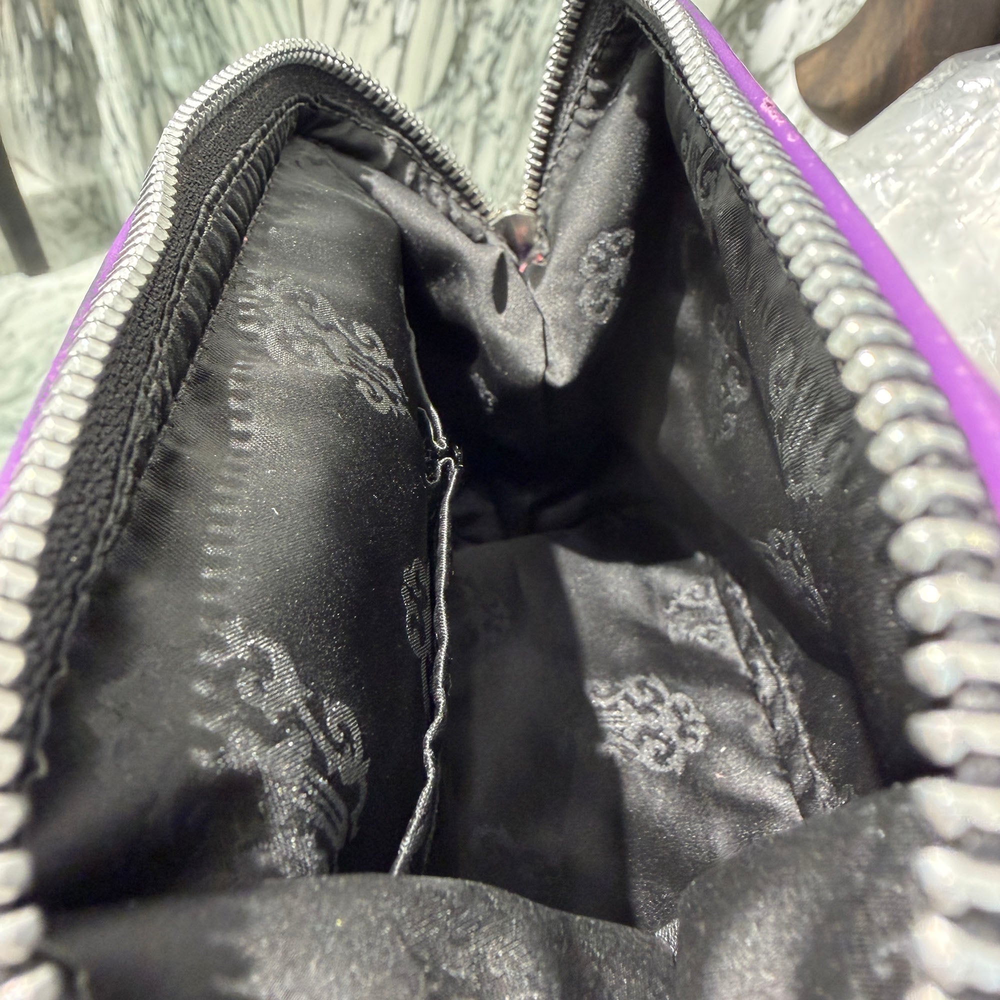 CHROME HEARTS CH Plus Cross Patch Lamb Skin Leather Poach クロムハーツ CHプラス クロスパッチ ラムスキン レザーポーチ