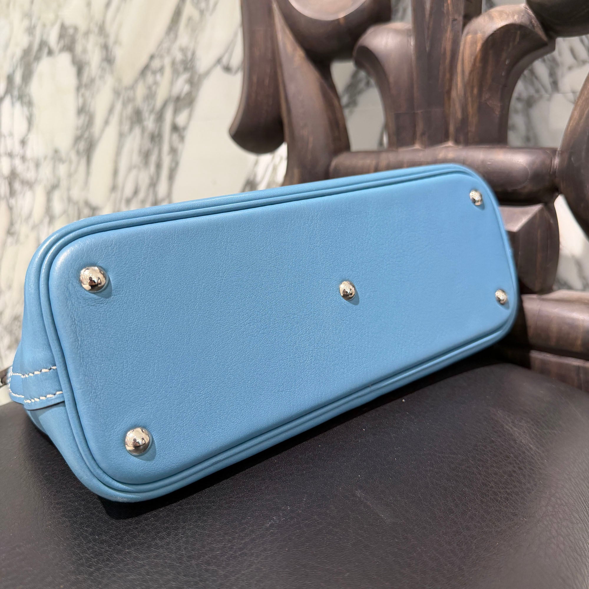 HERMES Bolide 27 "Bleu Jean" Leather Bag □J刻印 エルメス ボリード 27 "ブルージーン" レザーバッグ □J刻印