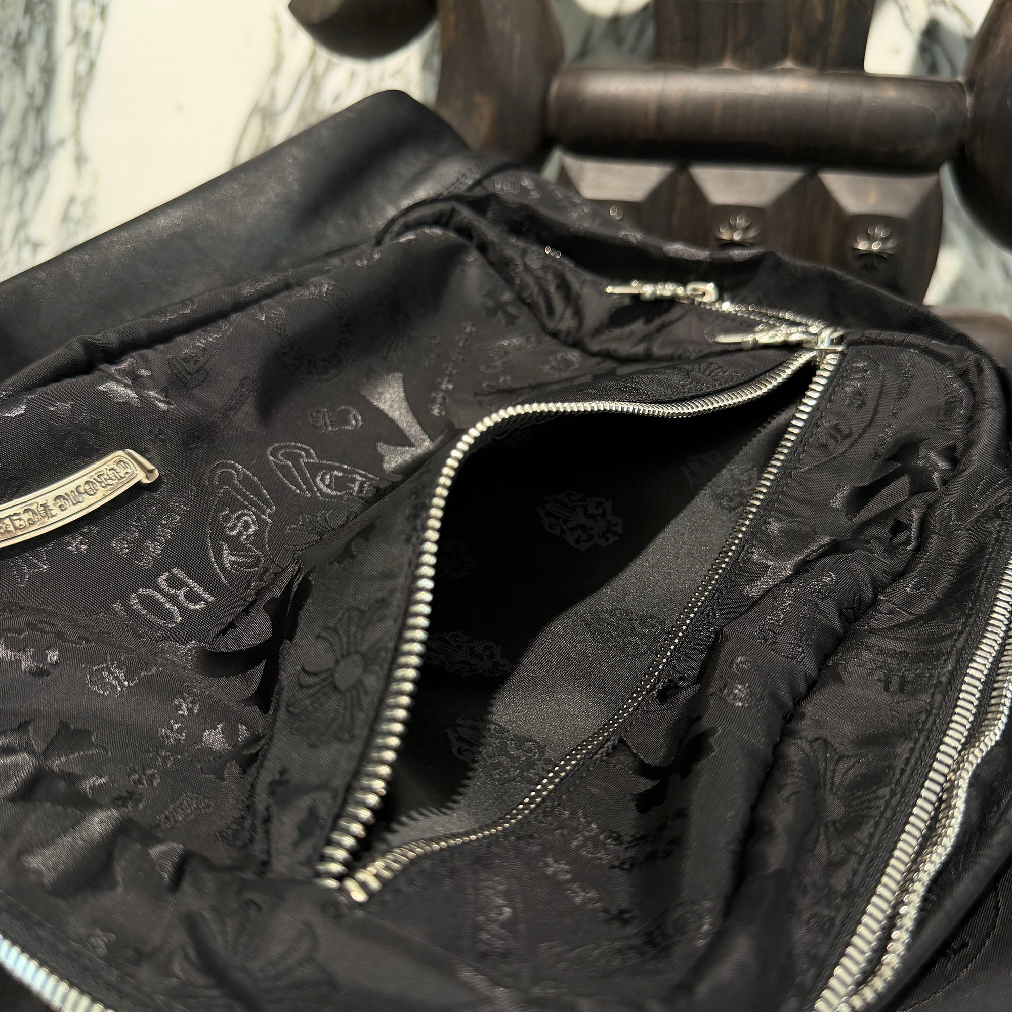 CHROME HEARTS 7th Grade Nylon Multi Logo Stencil Backpack クロムハーツ セブンスグレード ナイロン マルチ ロゴ ステンシル バックパック