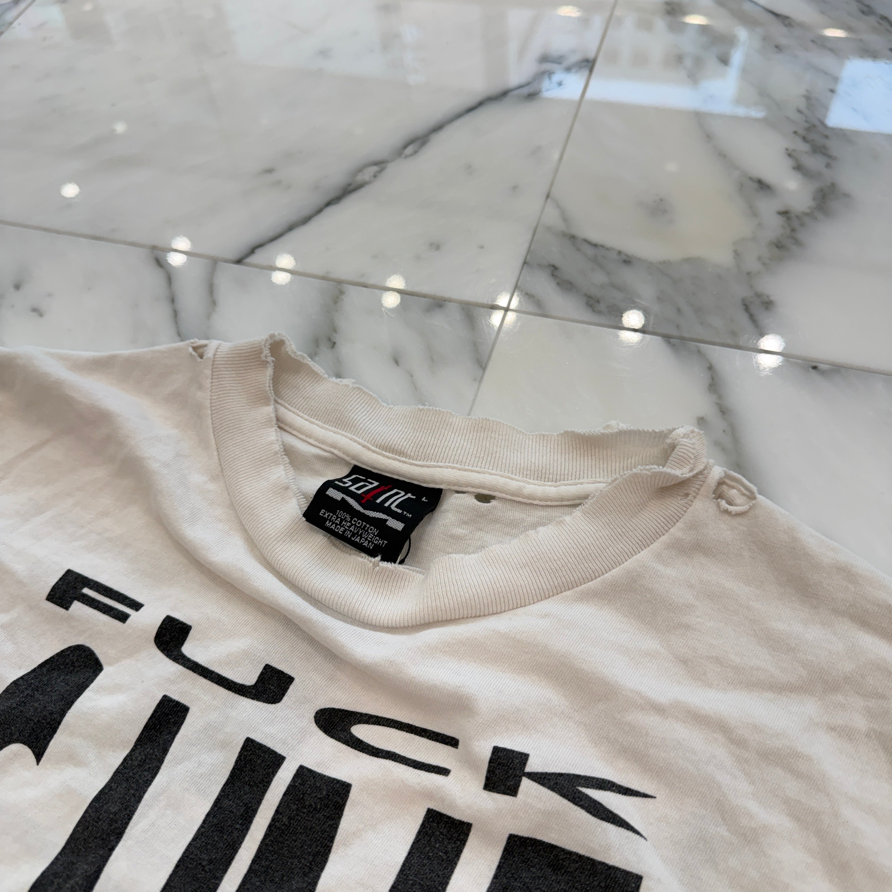 SAINT Mxxxxxx 2025SS "SAINT YOURSELF" Tee SM-HR8-0000-020 Size L セントマイケル "セイント・ユアセルフ" Tシャツ サイズL
