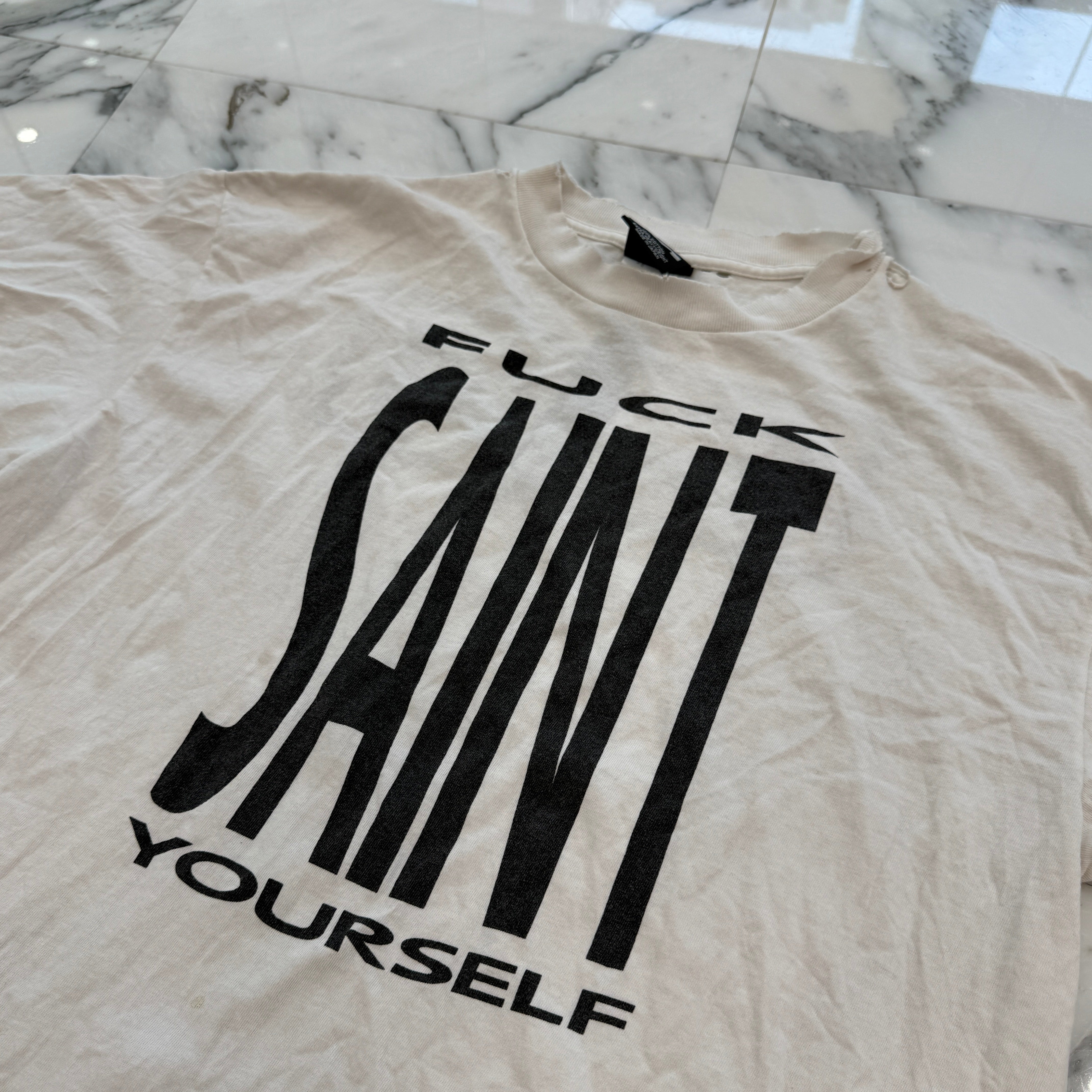 SAINT Mxxxxxx 2025SS "SAINT YOURSELF" Tee SM-HR8-0000-020 Size L セントマイケル "セイント・ユアセルフ" Tシャツ サイズL