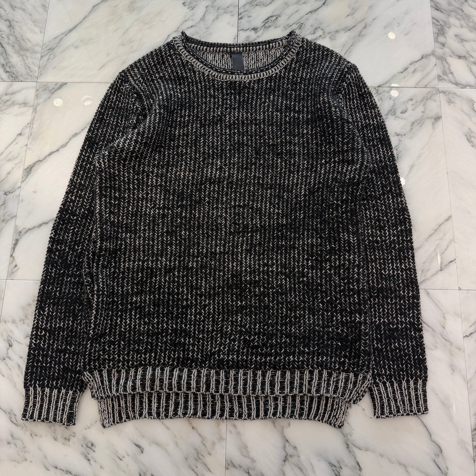 CHROME HEARTS Y NOT Star Leather Patch Cashmere Knit Sweater Size S クロムハーツ ワイノット スターレザーパッチ カシミヤニットセーター サイズS
