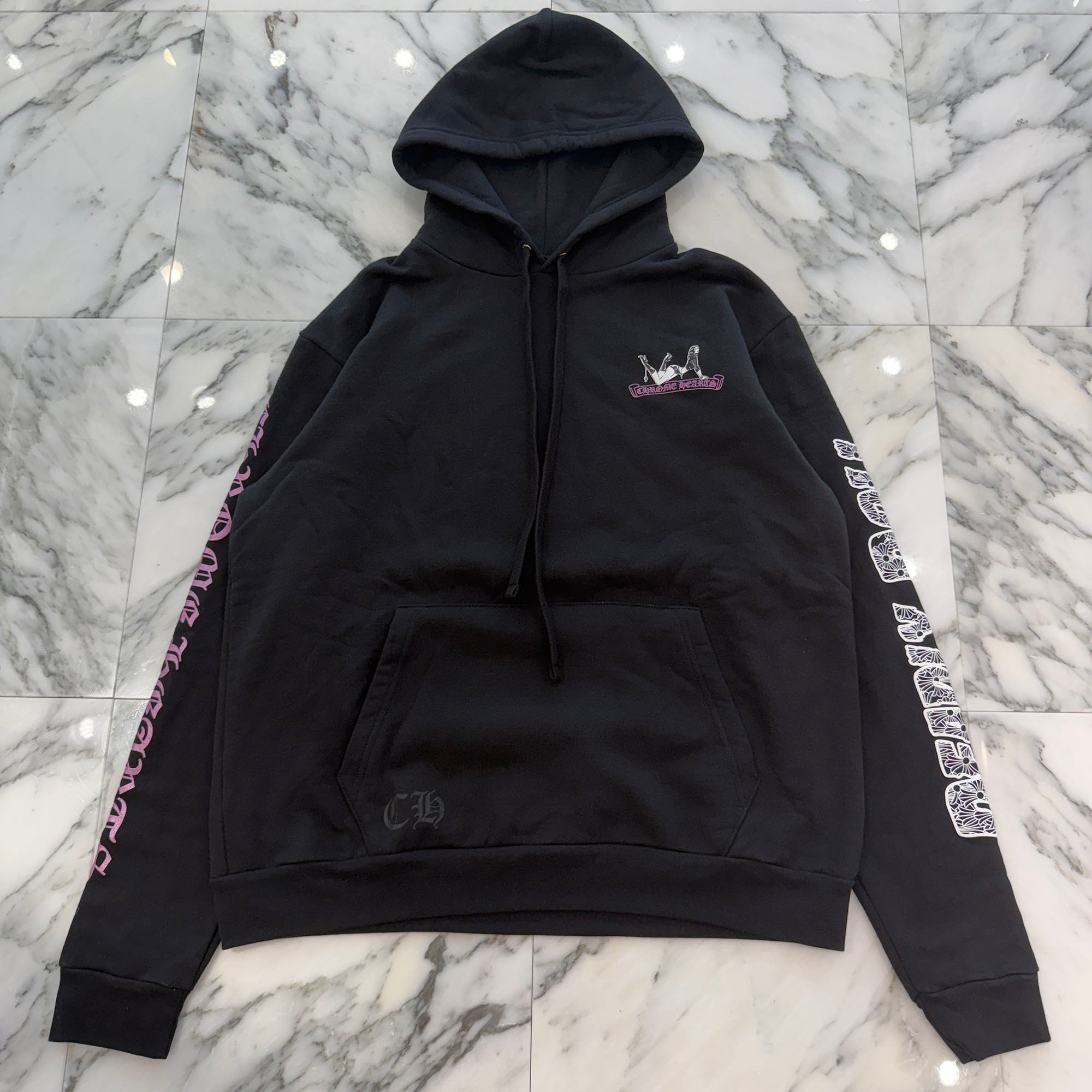 CHROME HEARTS × DEADLY DOLL 2026SS ONLINE Limited Pullover Hoodie Size XS クロムハーツ×デッドリードール オンライン限定 プルオーバーフーディ サイズXS