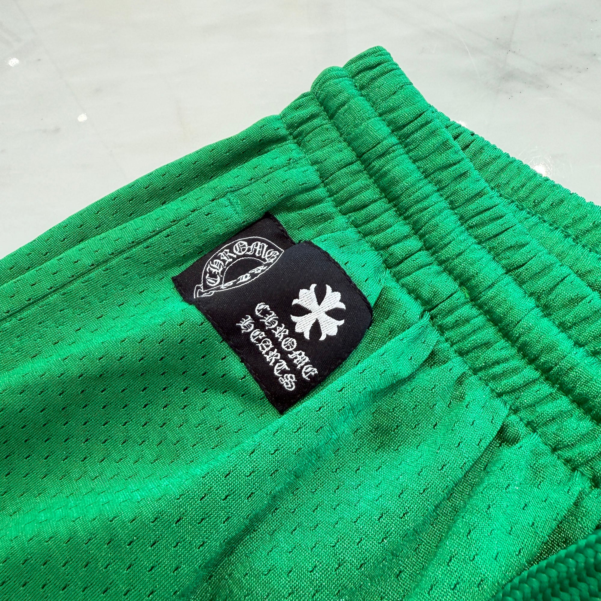 CHROME HEARTS Mesh Varsity Long Pants Size S クロムハーツ メッシュ ヴァーシティー ロングパンツ サイズS