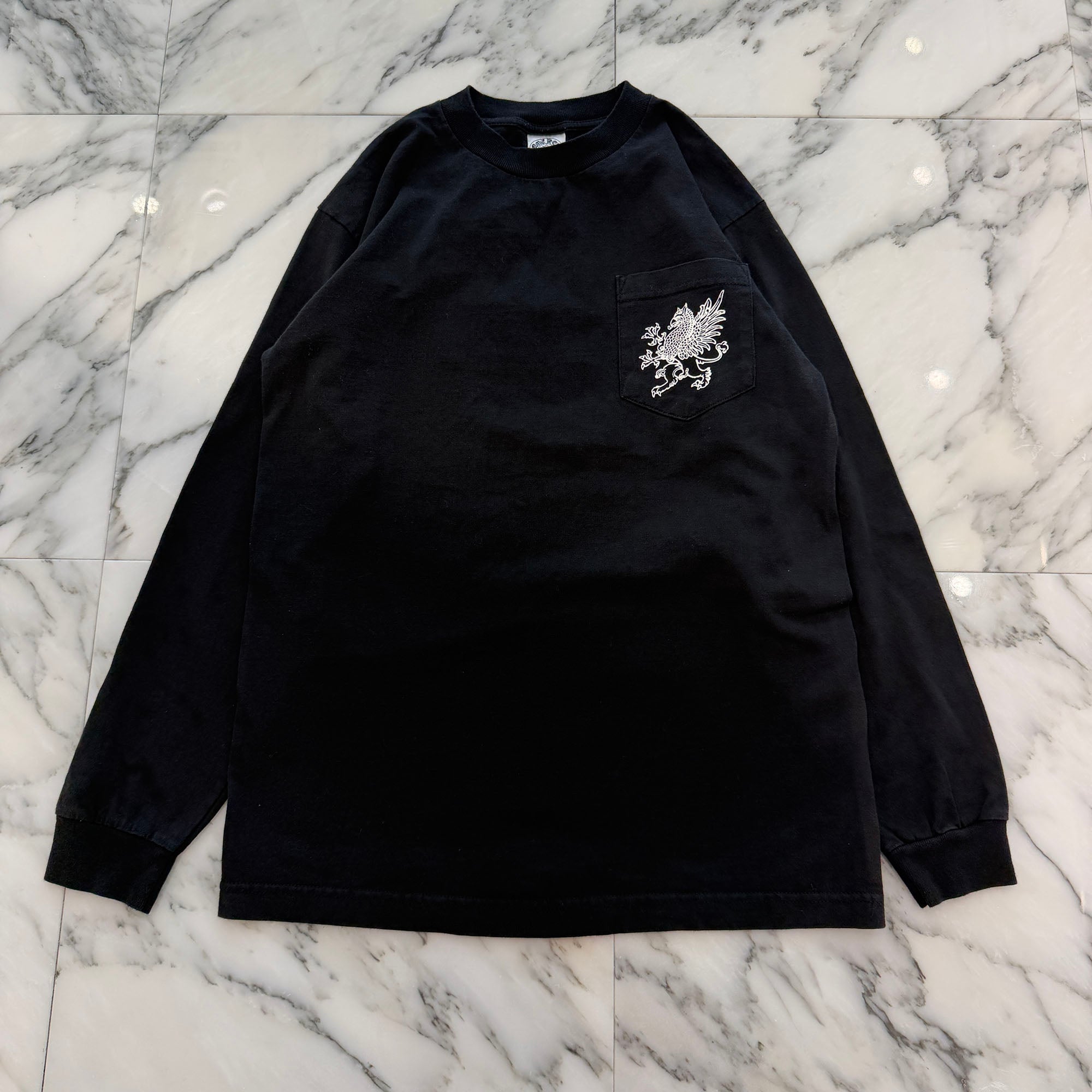CHROME HEARTS× KYOSUKE HIMURO Vertical Logo Long Sleeve Tee Size M クロムハーツ × 氷室京介 ヴァーティカルロゴ ロングスリーブＴシャツ サイズM