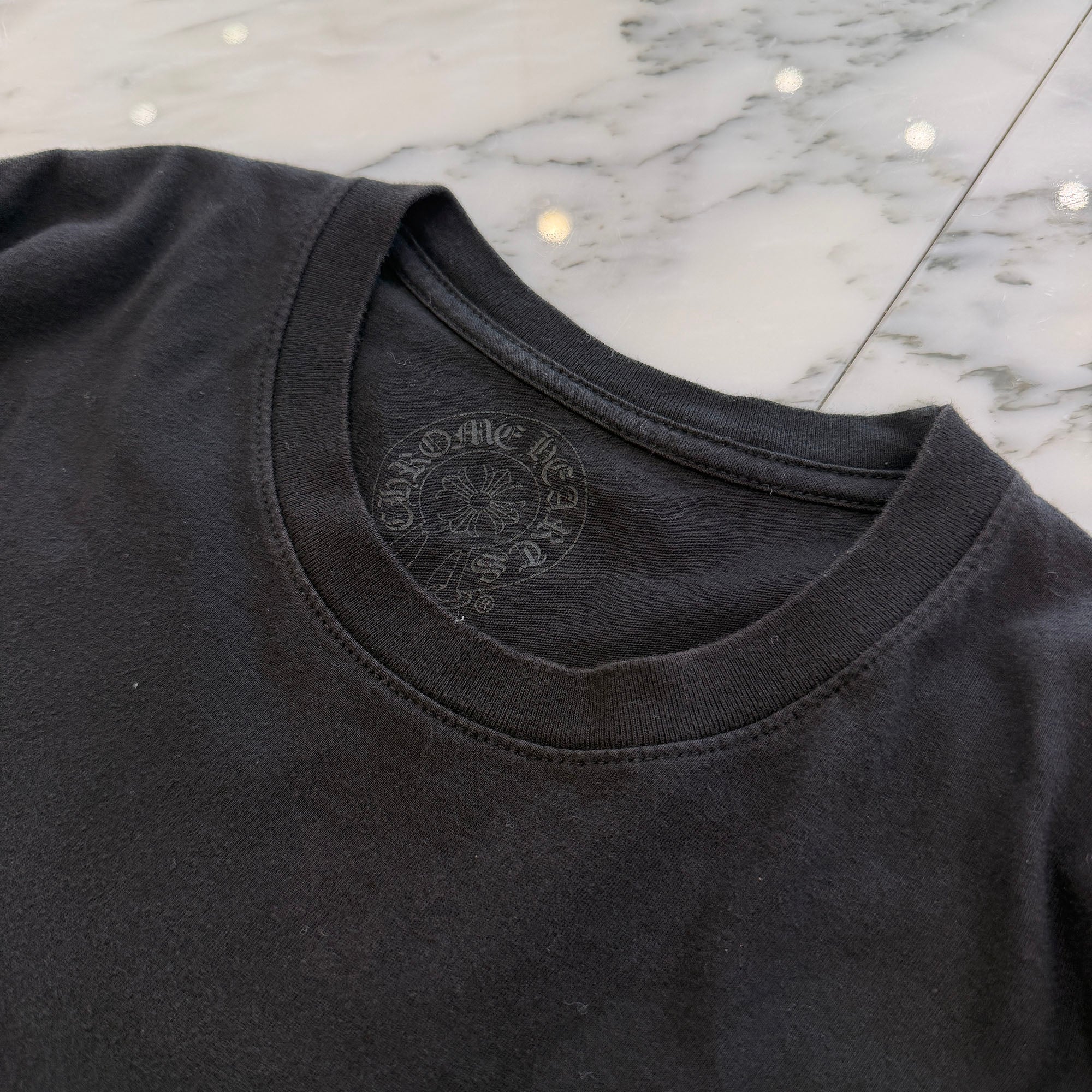CHROME HEARTS Scroll CH Plus Long Sleeve Tee Size M クロムハーツ スクロール CHプラス ロングスリーブTシャツ サイズM