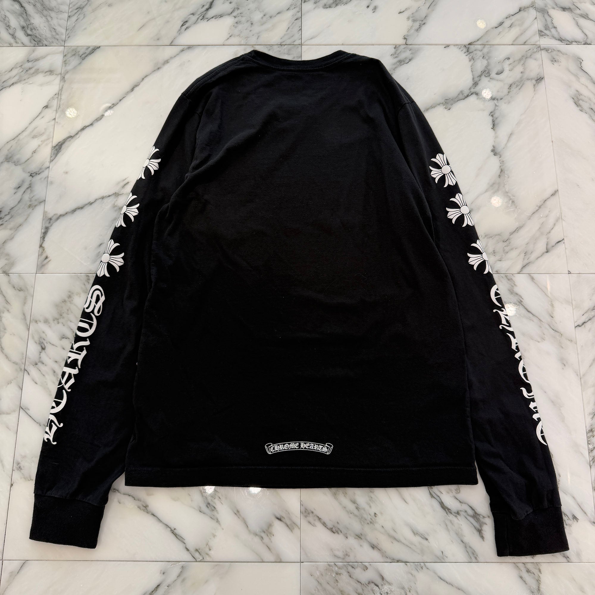 CHROME HEARTS Scroll CH Plus Long Sleeve Tee Size M クロムハーツ スクロール CHプラス ロングスリーブTシャツ サイズM