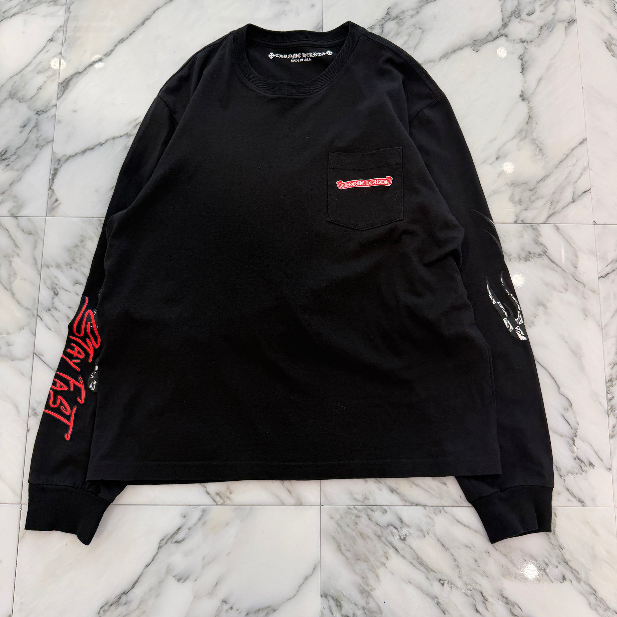 CHROME HEARTS × MATTY BOY PPO STAY FAST RACE TEAM Long Sleeve Tee Size L クロムハーツ × マッティボーイ ステイファスト レースチーム ロングスリーブTシャツ サイズL