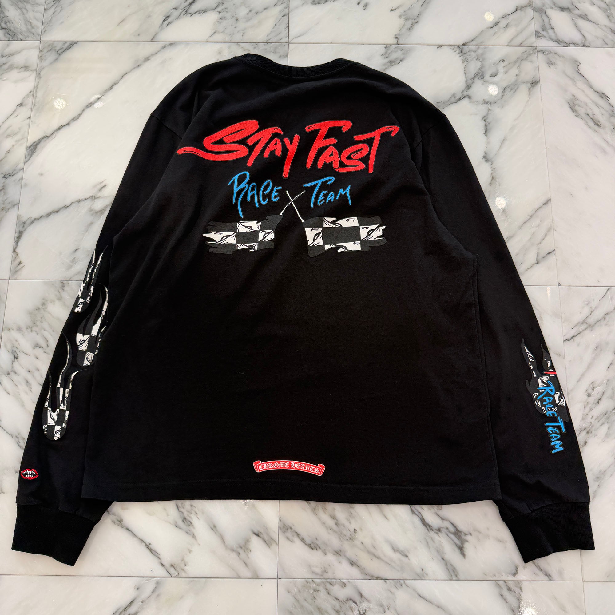 CHROME HEARTS × MATTY BOY PPO STAY FAST RACE TEAM Long Sleeve Tee Size L クロムハーツ × マッティボーイ ステイファスト レースチーム ロングスリーブTシャツ サイズL