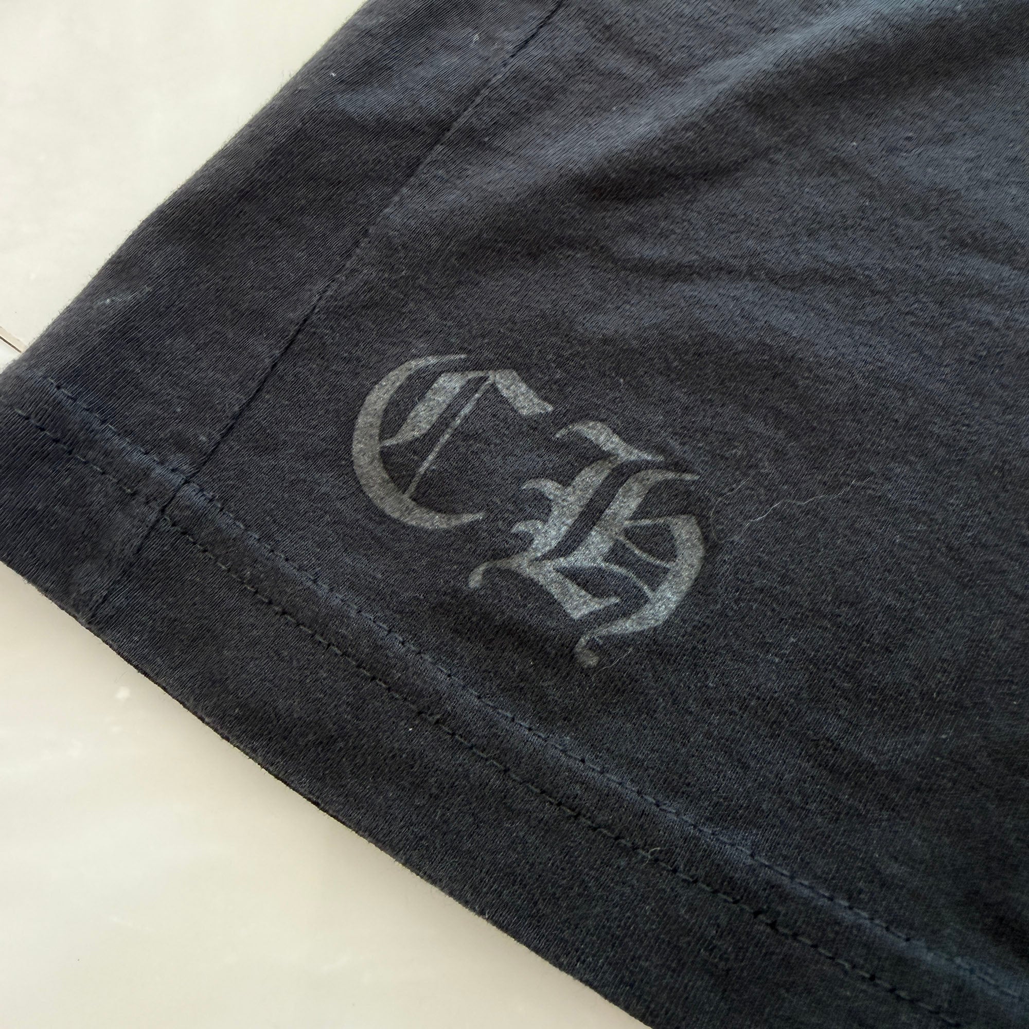 CHROME HEARTS Neck Logo Back Cross Tee Size M クロムハーツ ネックロゴ バッククロス Tシャツ サイズM