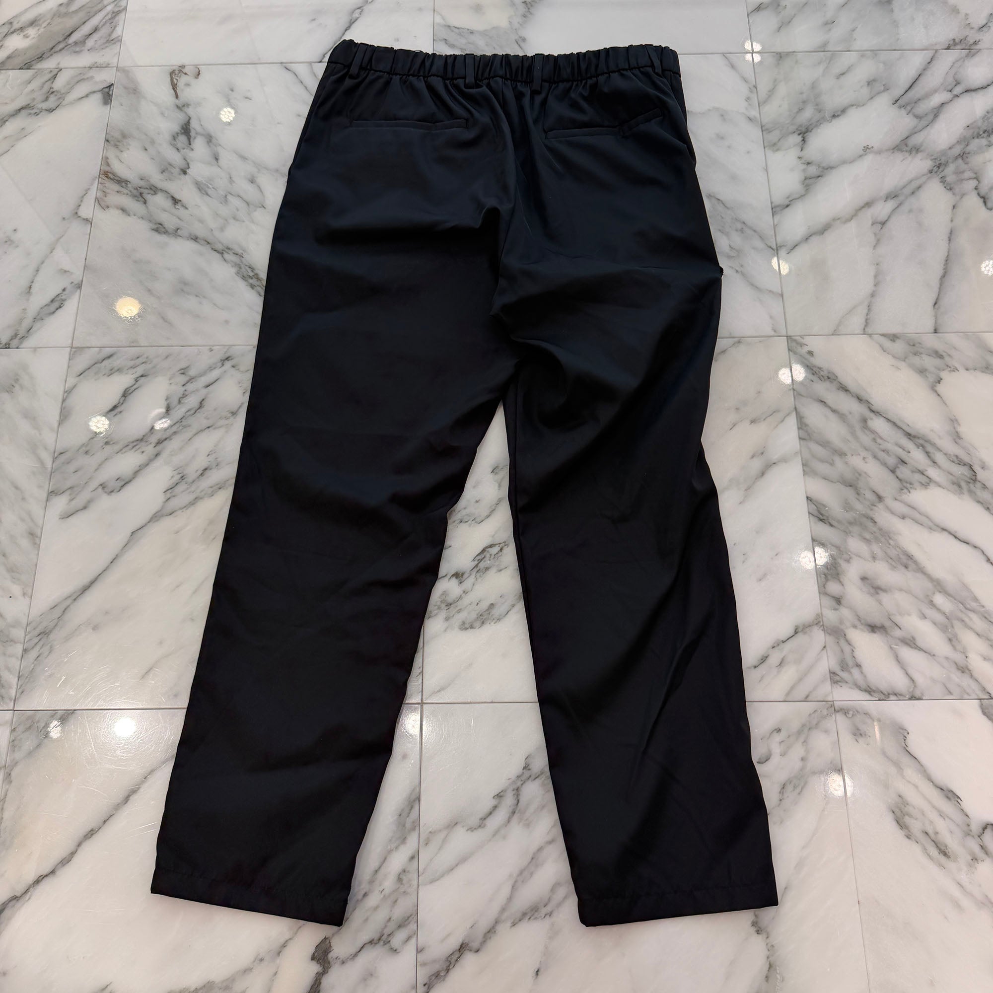 PRADA 2021SS Re Nylon Triangle Logo Plate Pocket Nylon Long Pants SPH140 S212 1WQ8 Size 50 プラダ リナイロン トライアングルロゴプレート ポケット ナイロンロングパンツ サイズ50
