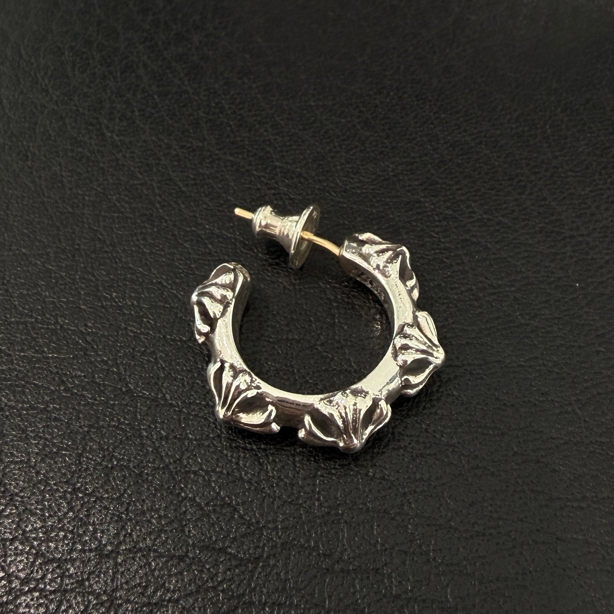 CHROME HEARTS CH CROSS HOOP Earring クロムハーツ CHクロス フープ