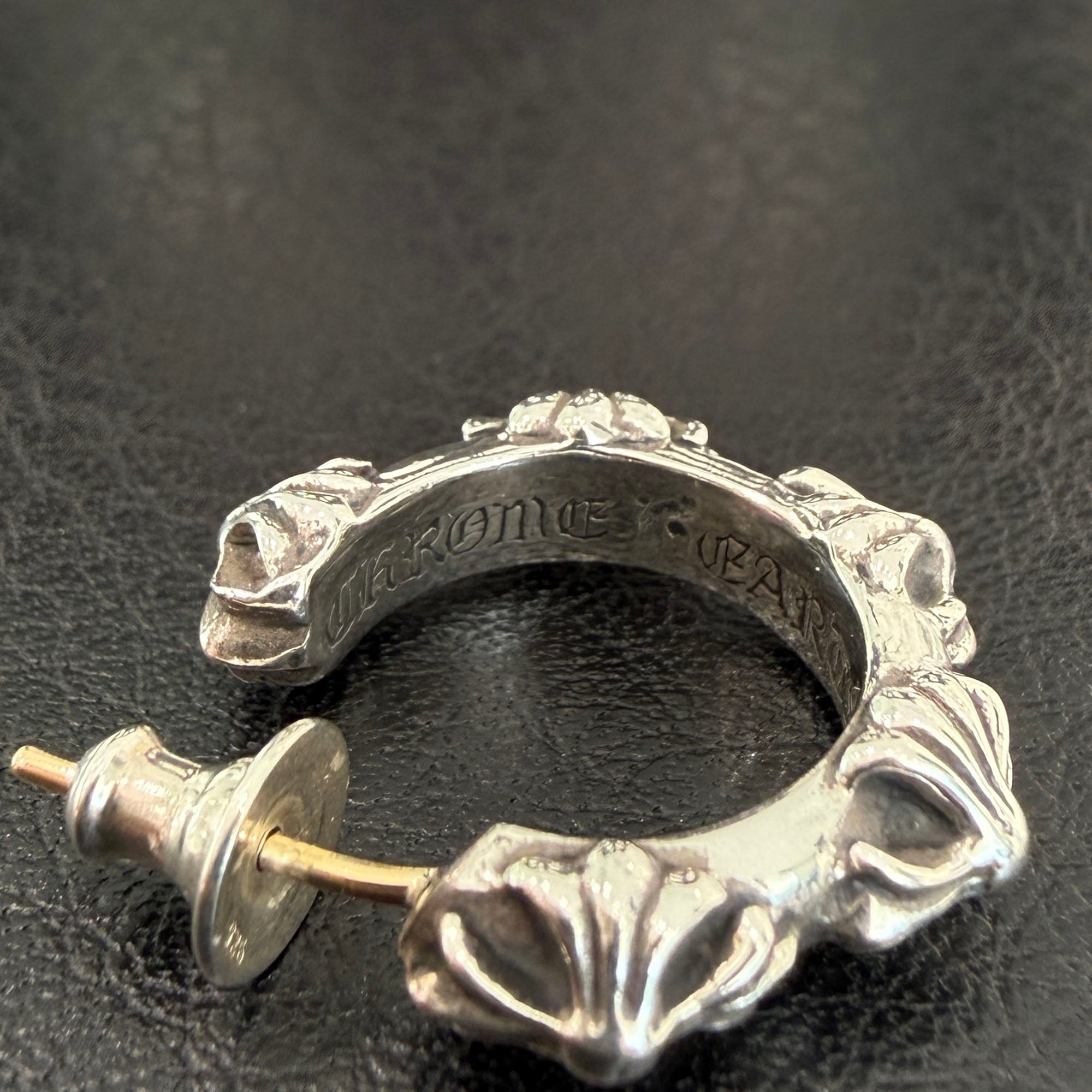 【はるりん専用】CHROME HEARTS クロスフープピアス CHROME HEARTS CH CROSS HOOP Earring クロムハーツ CHクロス フープ