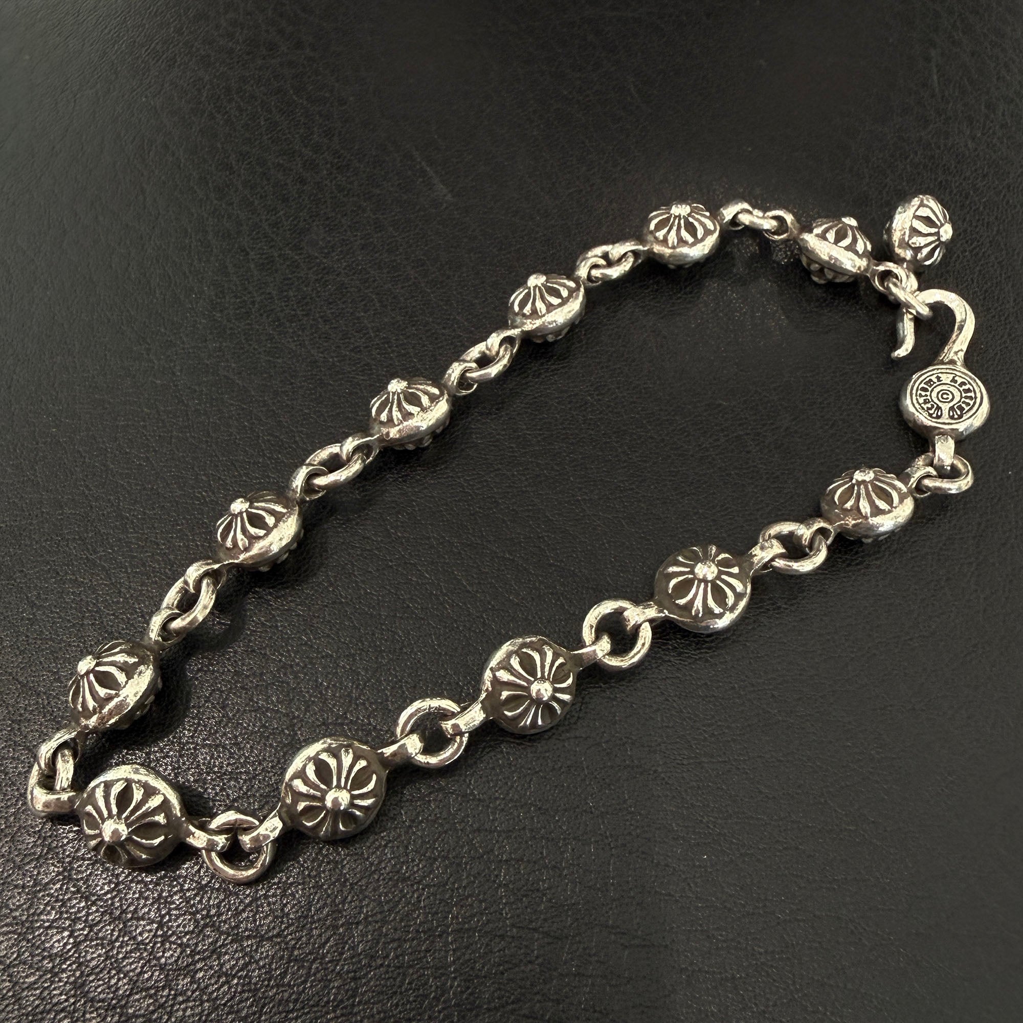 CHROME HEARTS CH Plus Cross Ball Bracelet クロムハーツ CHプラス クロスボール ブレスレット