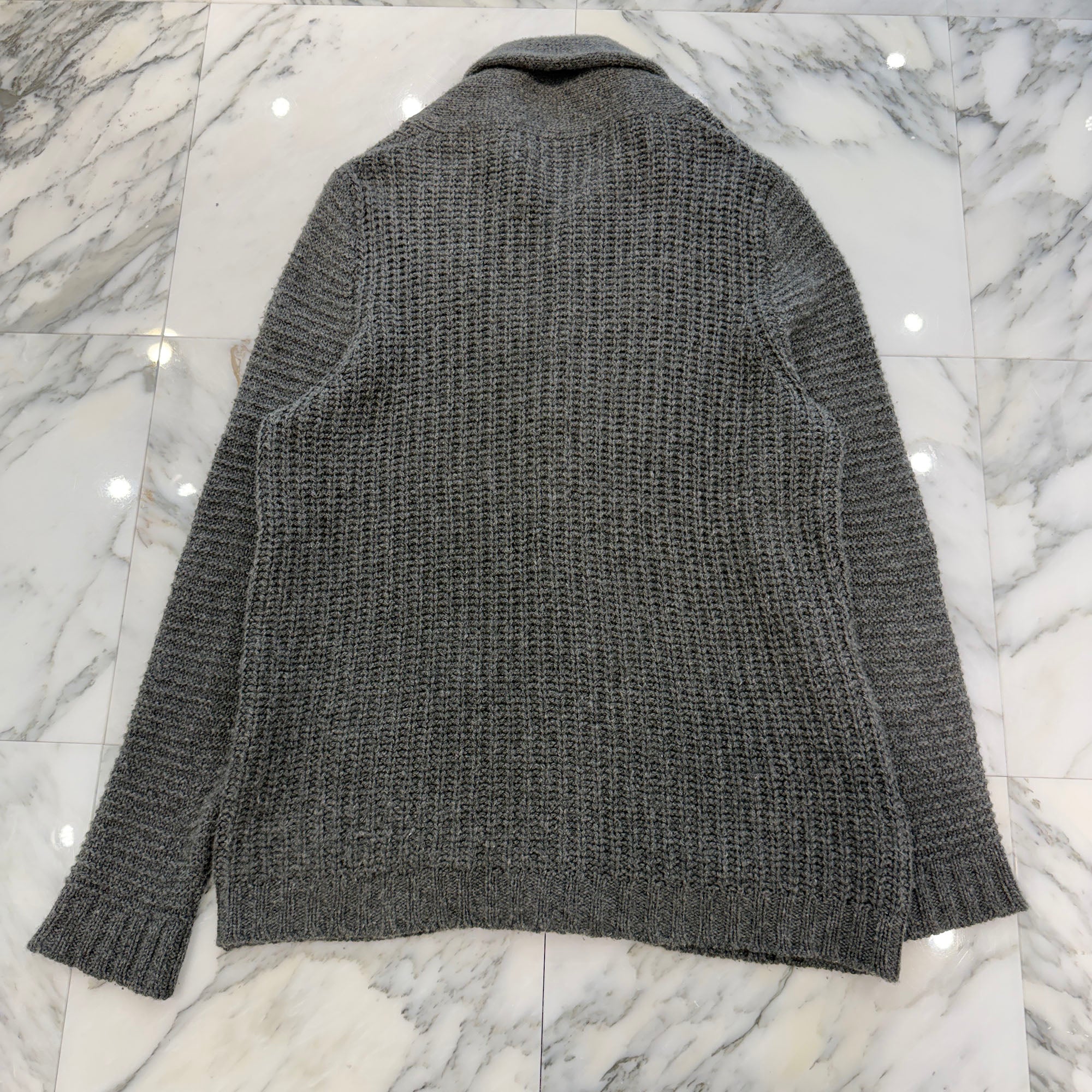 CHROME HEARTS クロムハーツ レザーパッチ クロスボールコットンカーディガン ブラック レディース CHROME HEARTS Y NOT Cross Ball Button Cashmere Knit Cardigan Size