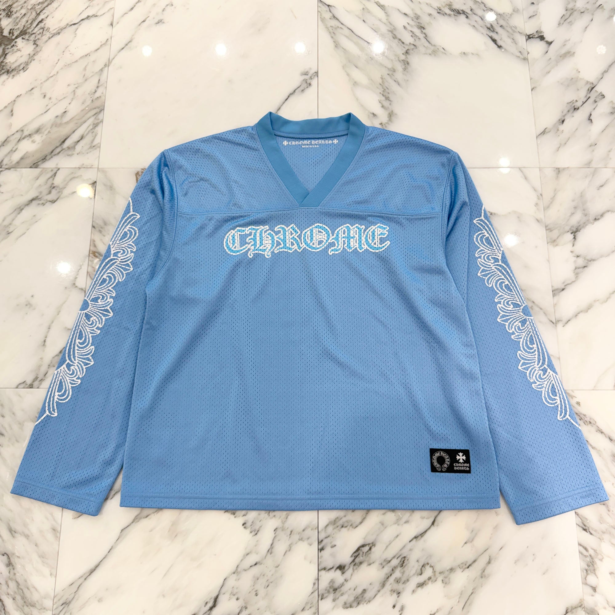 CHROME HEARTS 2024SS Mesh Warm Up Jersey Size M クロムハーツ メッシュウォームアップジャージーサイズM