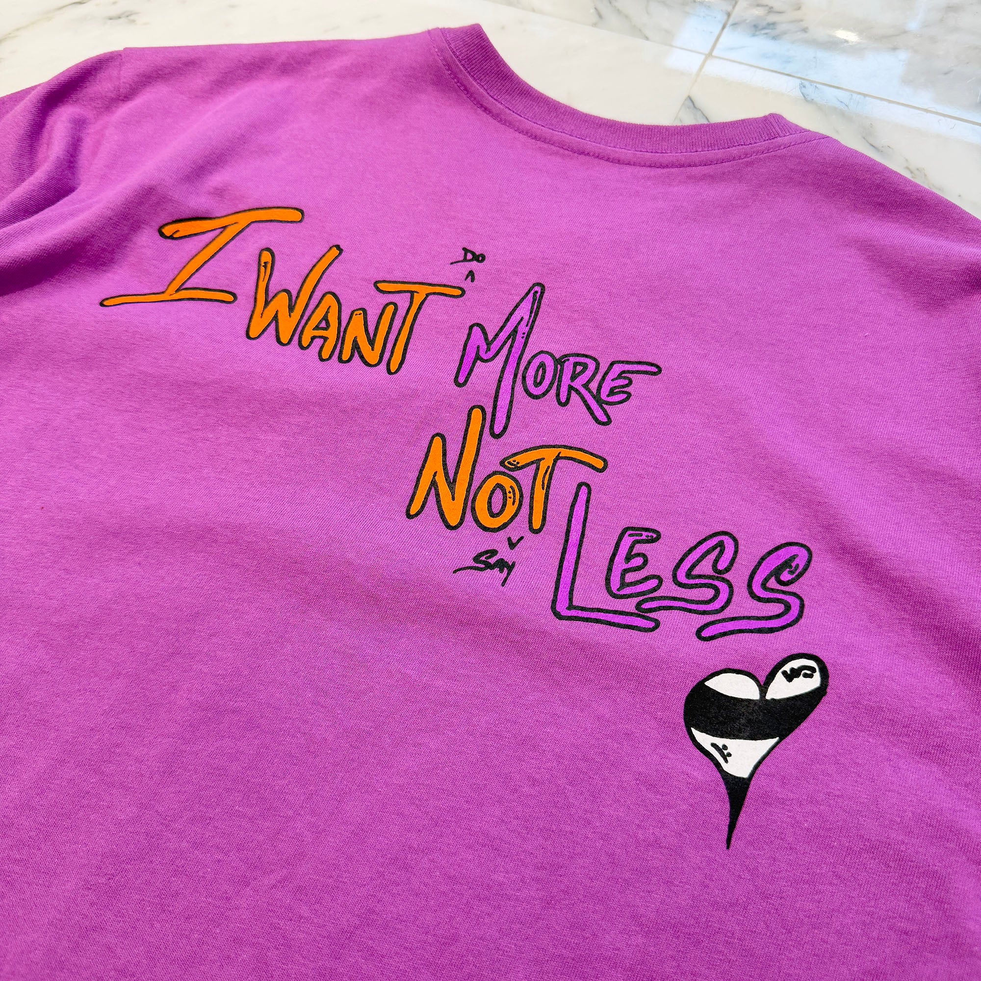 CHROME HEARTS × MATTY BOY 2024AW "I WANT MORE NOT LESS" Tee Size L クロムハーツ × マッティボーイ "アイウォントモアレス" Tシャツ サイズL