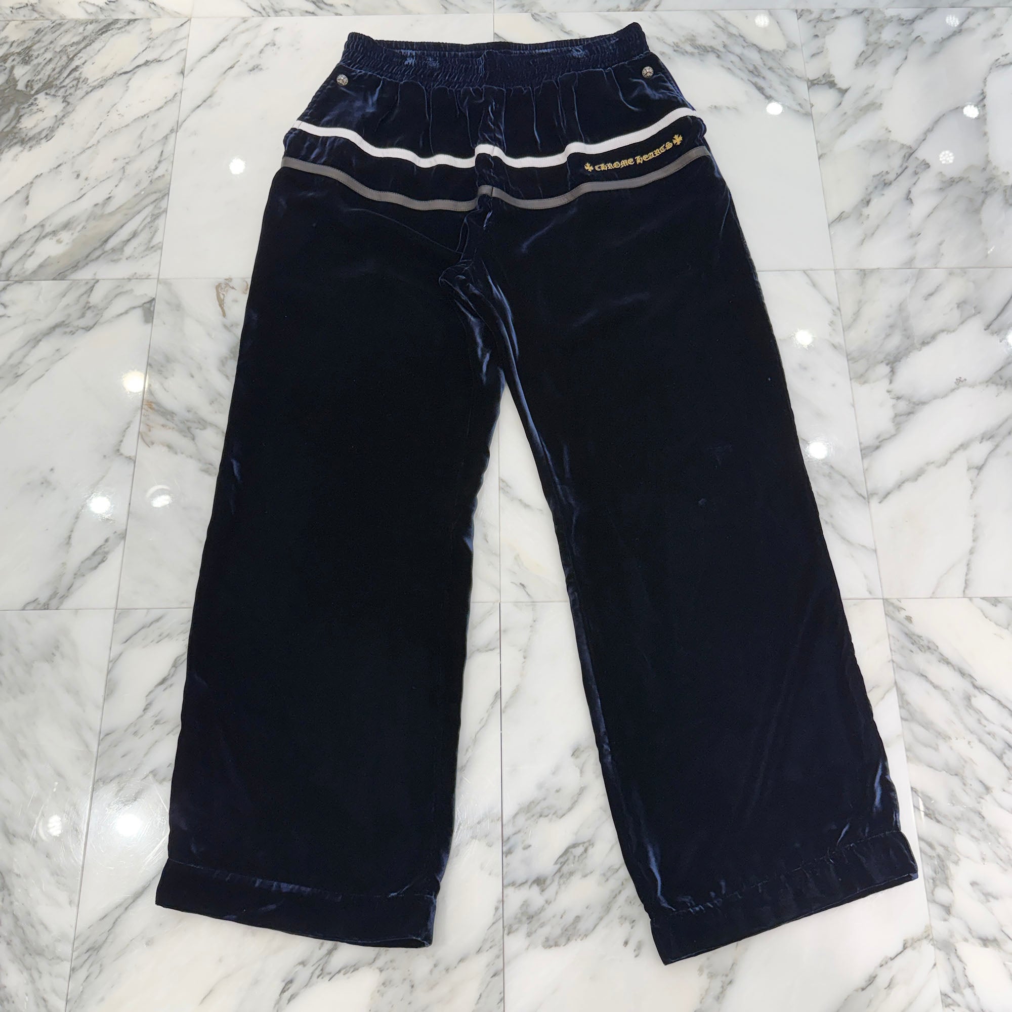 CHROME HEARTS 2025AW Y NOT Velour Training Long Pants Size L クロムハーツ ワイノット ベロア トレーニング ロングパンツ サイズL