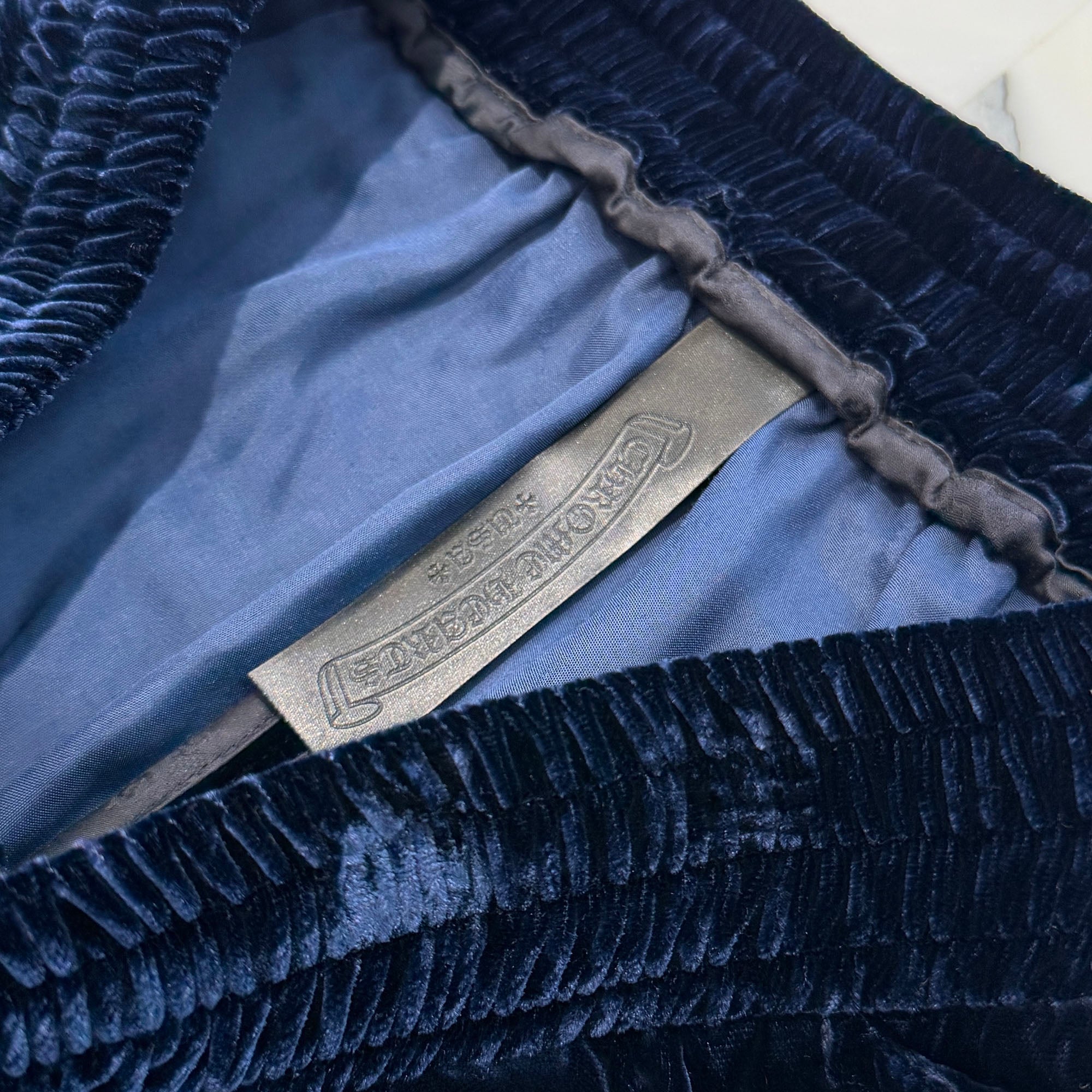 CHROME HEARTS 2025AW Y NOT Velour Training Long Pants Size L クロムハーツ ワイノット ベロア トレーニング ロングパンツ サイズL