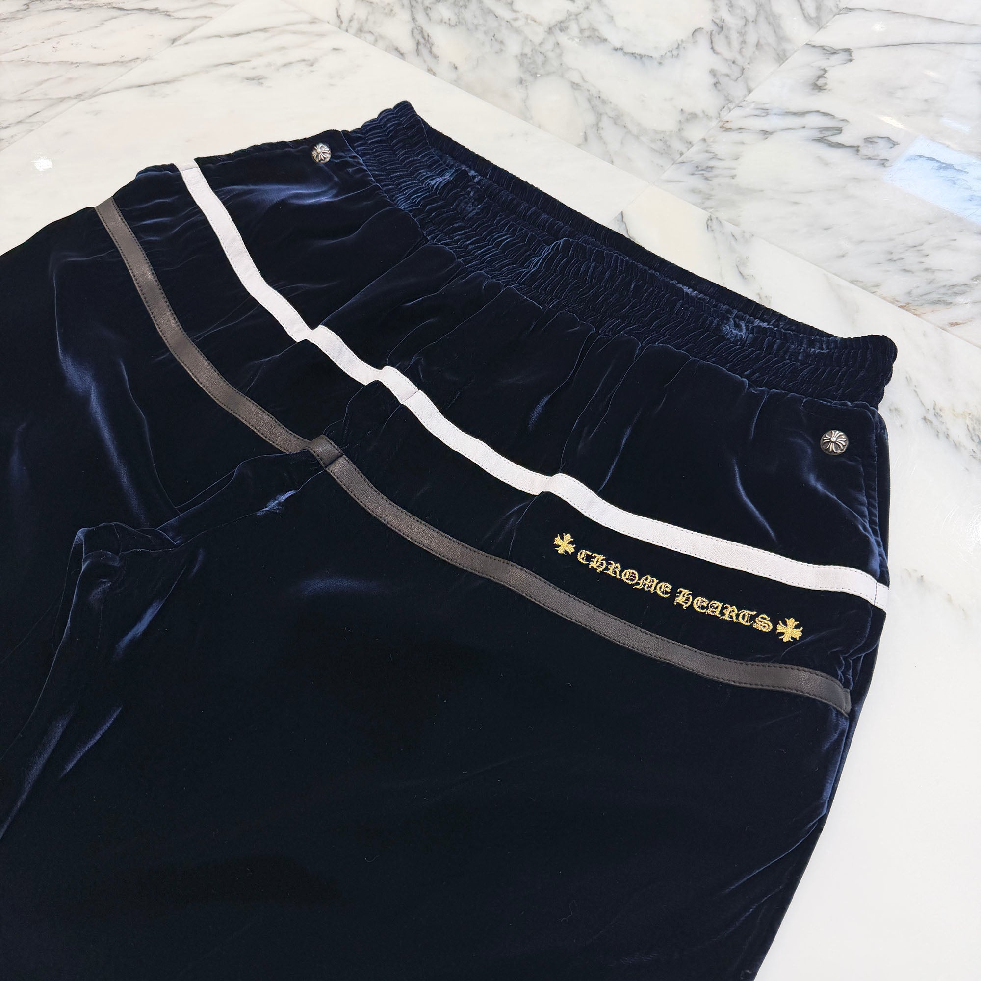 CHROME HEARTS 2025AW Y NOT Velour Training Long Pants Size L クロムハーツ ワイノット ベロア トレーニング ロングパンツ サイズL