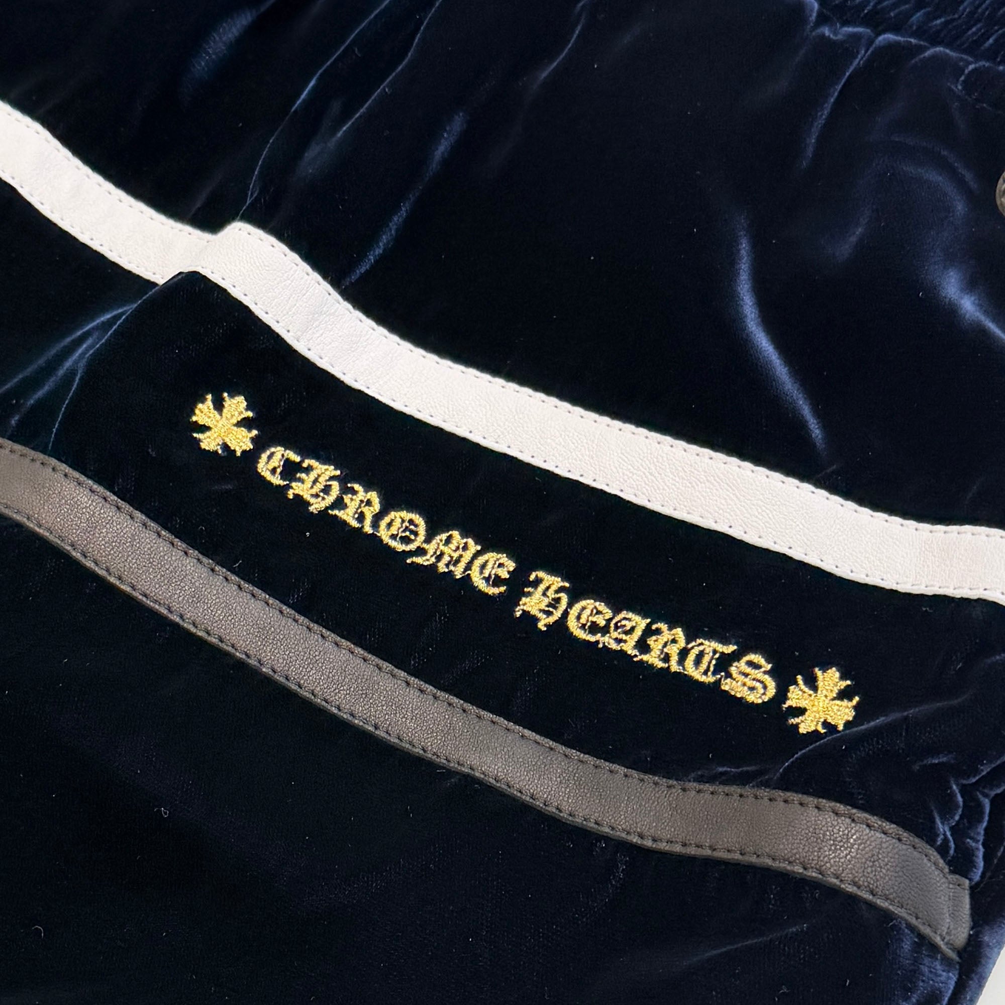 CHROME HEARTS 2025AW Y NOT Velour Training Long Pants Size L クロムハーツ ワイノット ベロア トレーニング ロングパンツ サイズL