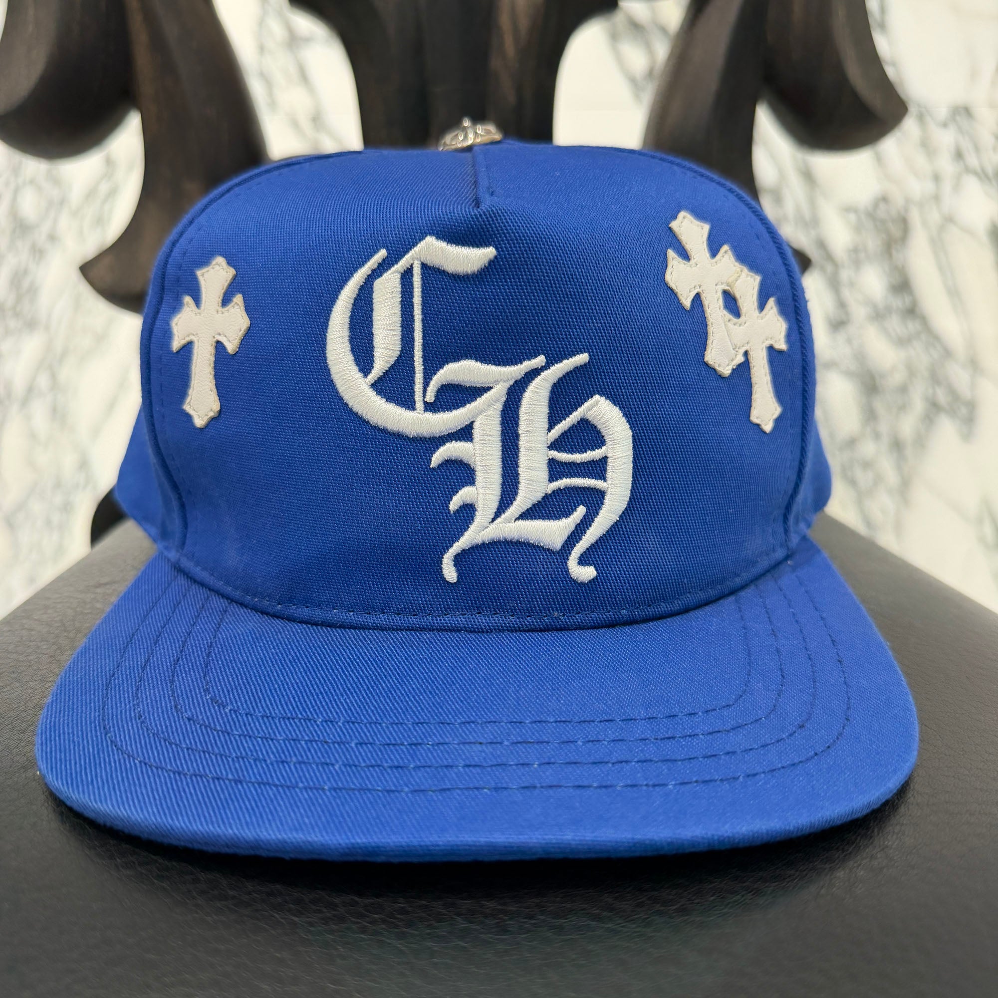 CHROME HEARTS Cemetery Cross Patch Trucker Cap Size ONE SIZE (53-60) クロムハーツ セメタリークロス トラッカーキャップ ONE SIZE (53-60)