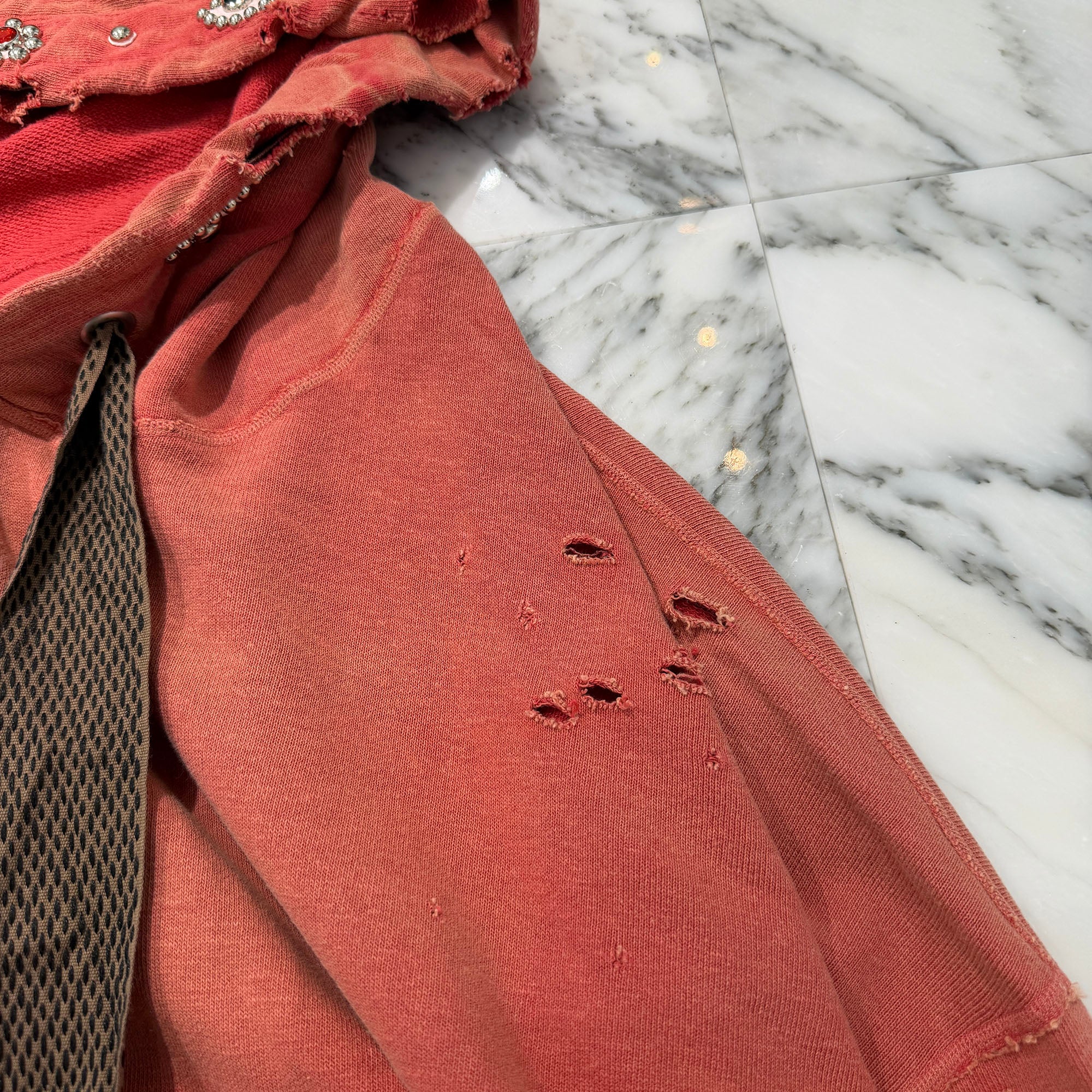 KAPITAL Thriller Distressed Devil Studs Pullover Hoodie K2411L C137 Size ONE SIZE キャピタル スリラー ディストレスト デビル スタッズ プルオーバーフーディ サイズONE SIZE