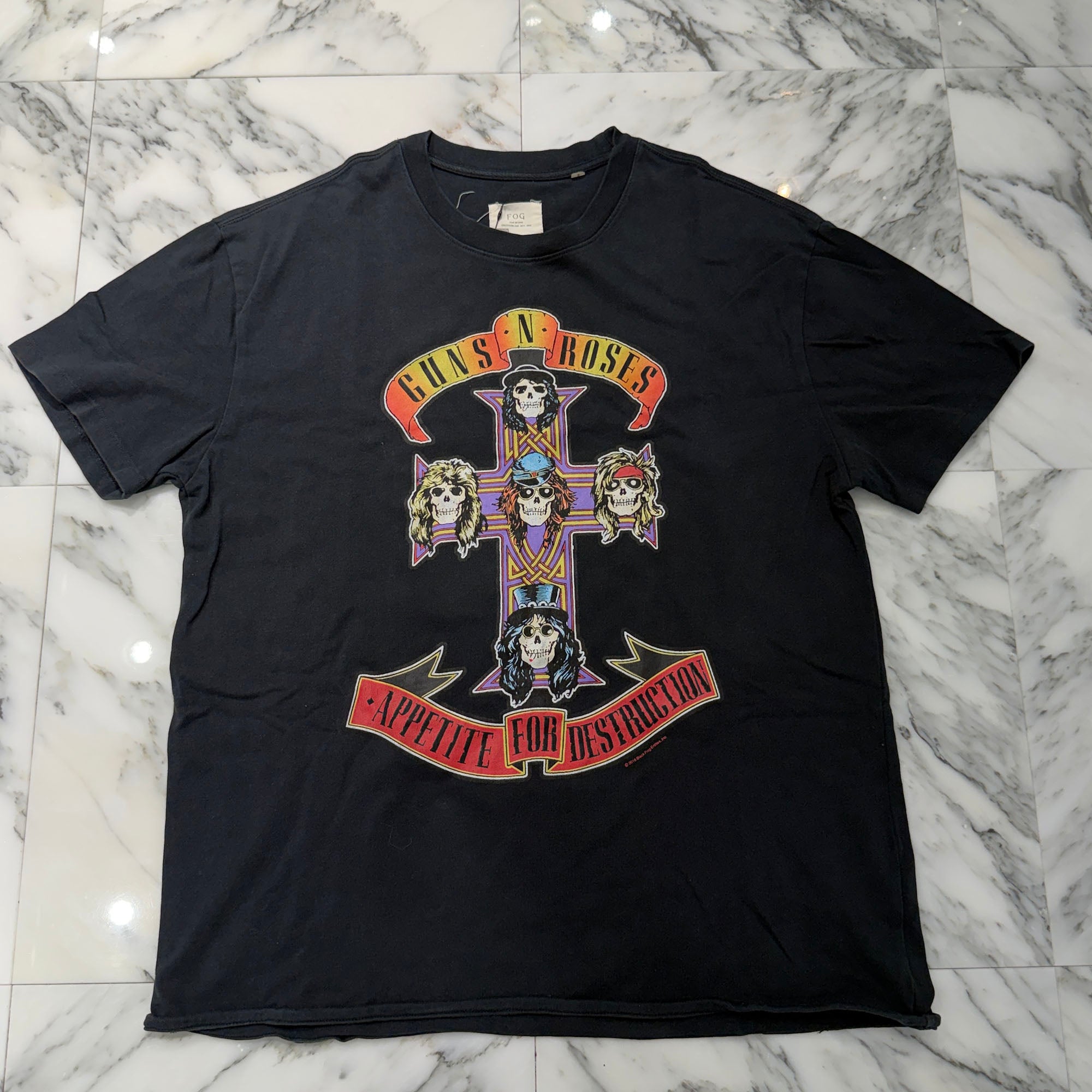 ESSENTIALS FEAR OF GOD 2015-2016 Guns N' Roses Appetite for Destruction Tee Size S エッセンシャル フィアオブゴッド ガンズアンドローゼス アペタイト フォー ディストラクション Tシャツ サイズS