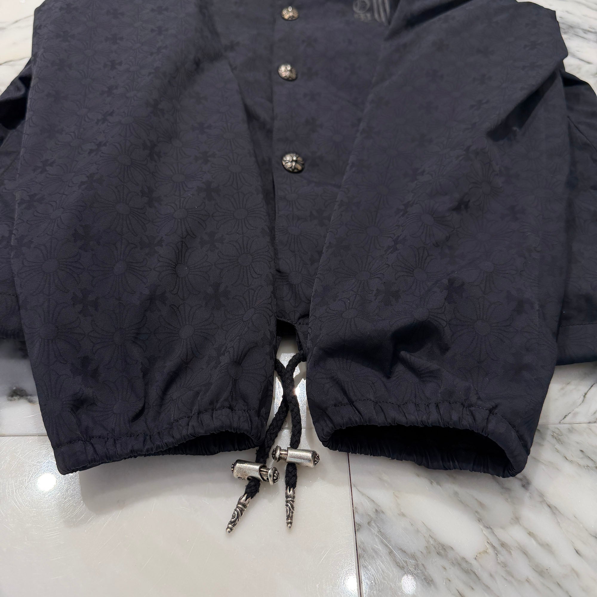 CHROME HEARTS Made In Hollywood CH Plus Eye Chart Coach Jacket Size L クロムハーツ メイドインハリウッド CHプラス アイチャート コーチジャケット サイズL
