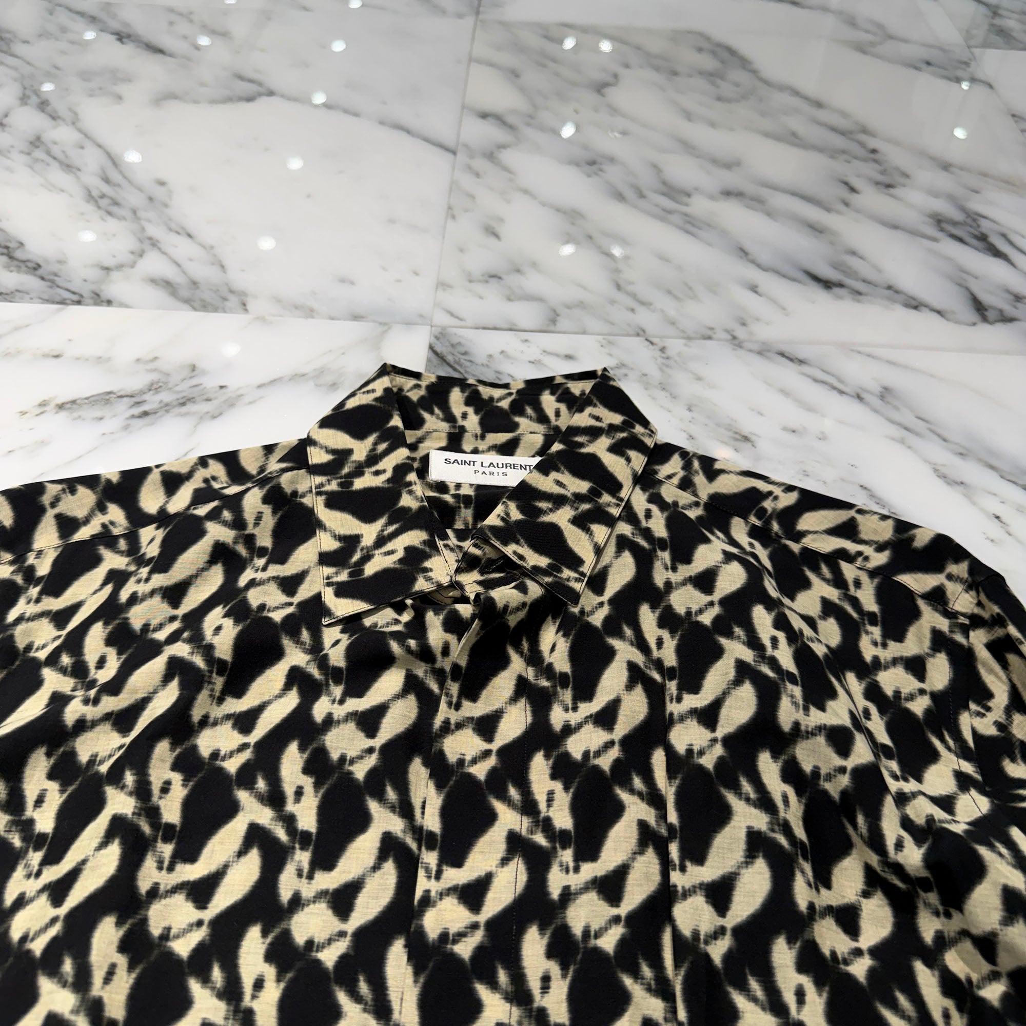 SAINT LAURENT PARIS 2022SS  Eve Color Classic Shirt 646850 Y2G02 Size 38 サンローランパリ イヴカラー クラシックシャツ サイズ38