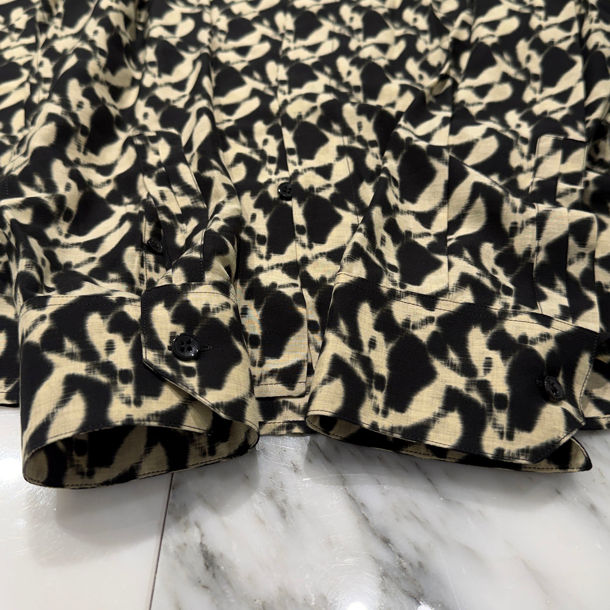 SAINT LAURENT PARIS 2022SS  Eve Color Classic Shirt 646850 Y2G02 Size 38 サンローランパリ イヴカラー クラシックシャツ サイズ38