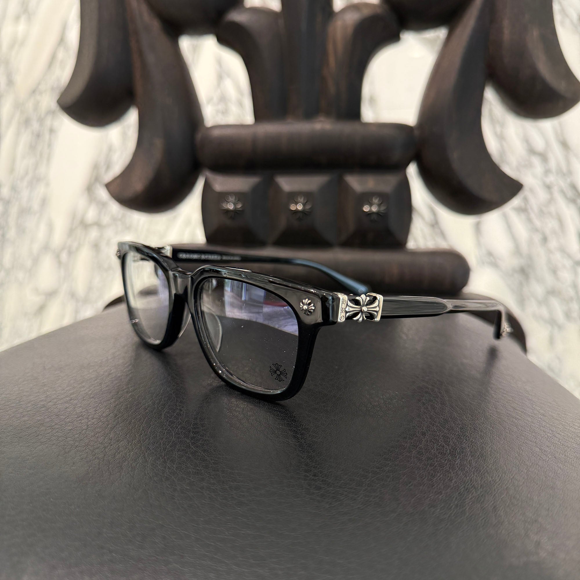 CHROME HEARTS COX UCKER Sunglasses Size 52口19-153 クロムハーツ コックスアッカー サングラス サイズ52口19-153