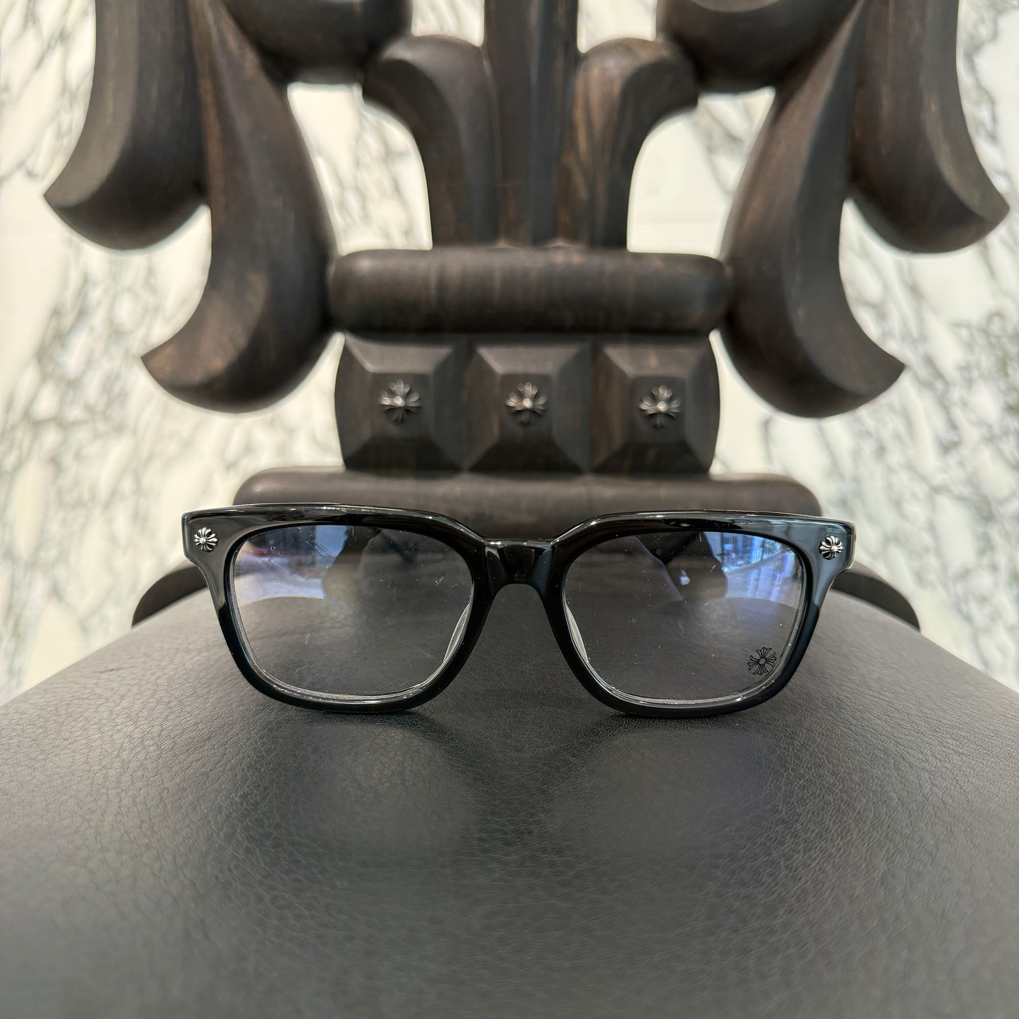 CHROME HEARTS COX UCKER Sunglasses Size 52口19-153 クロムハーツ コックスアッカー サングラス サイズ52口19-153