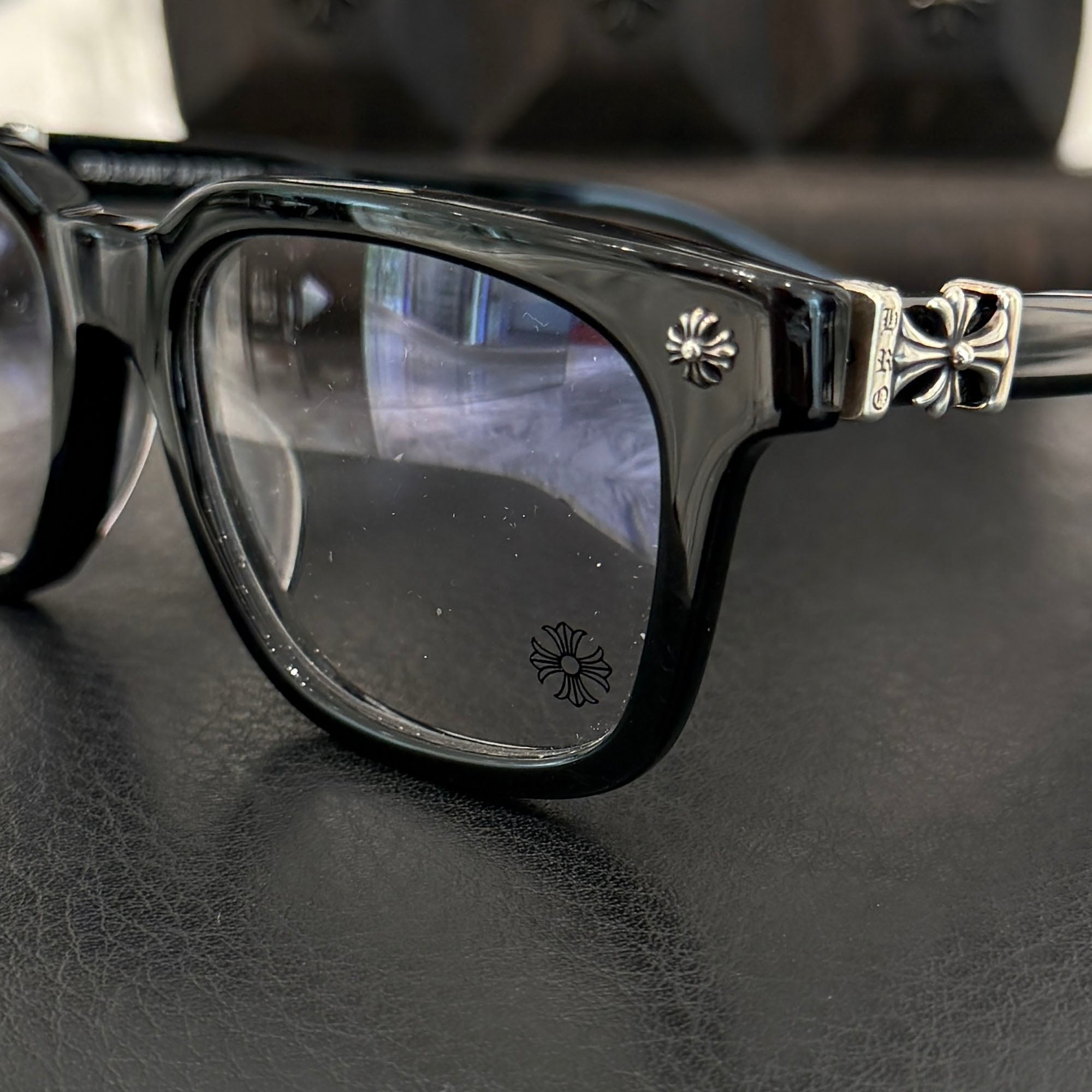 CHROME HEARTS COX UCKER Sunglasses Size 52口19-153 クロムハーツ コックスアッカー サングラス サイズ52口19-153