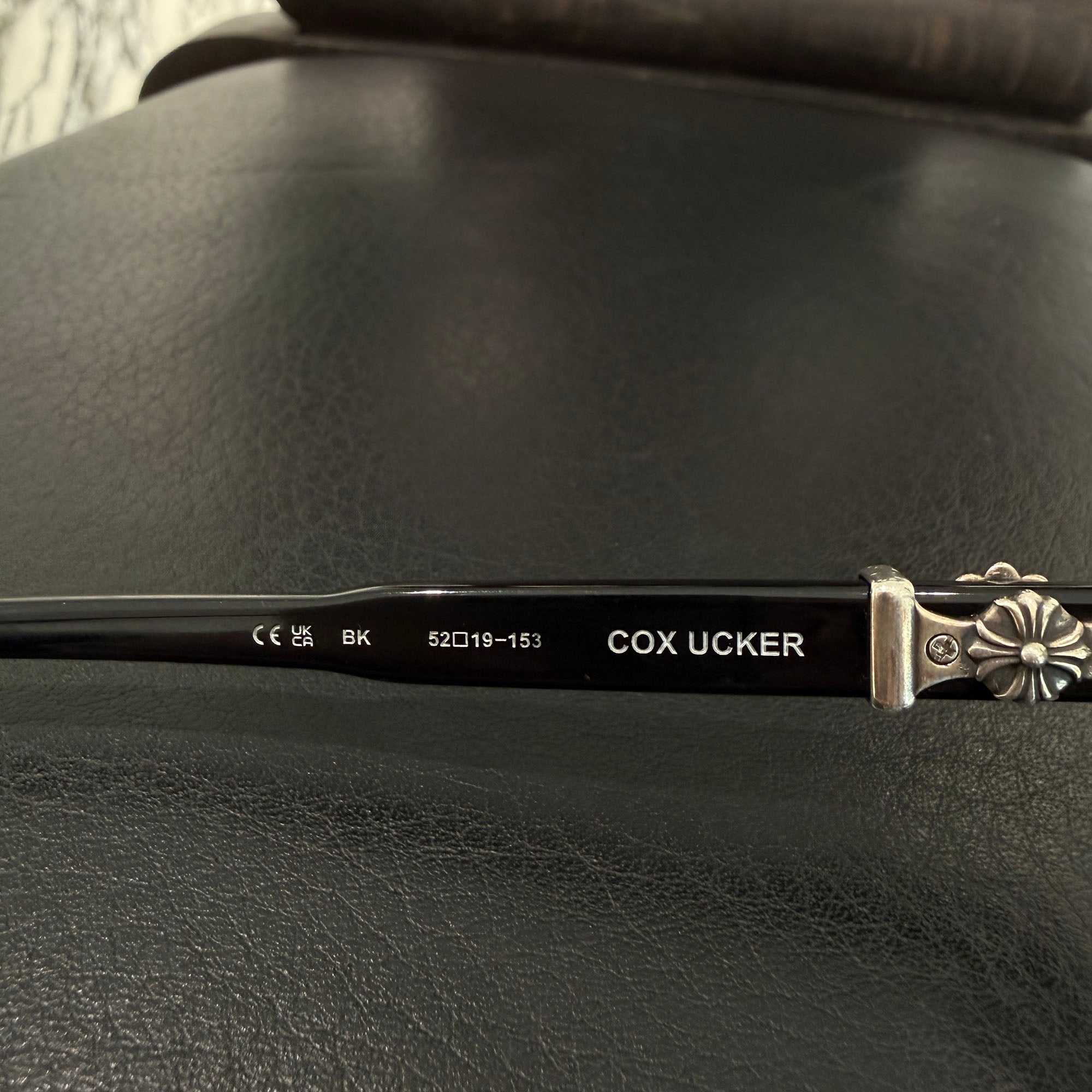 CHROME HEARTS COX UCKER Sunglasses Size 52口19-153 クロムハーツ コックスアッカー サングラス サイズ52口19-153