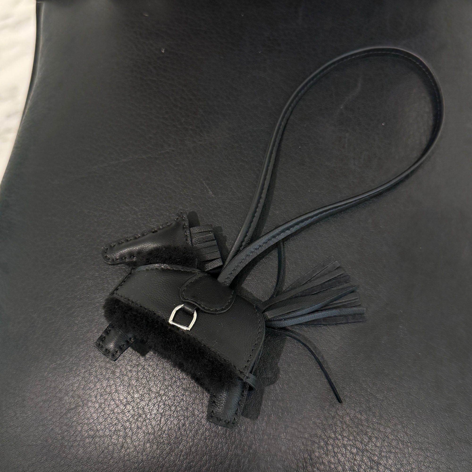 HERMES Rodeo Charm Robeo Plush PM G刻印 エルメス ロデオ チャーム ロベオ・プラッシュ PM G刻印