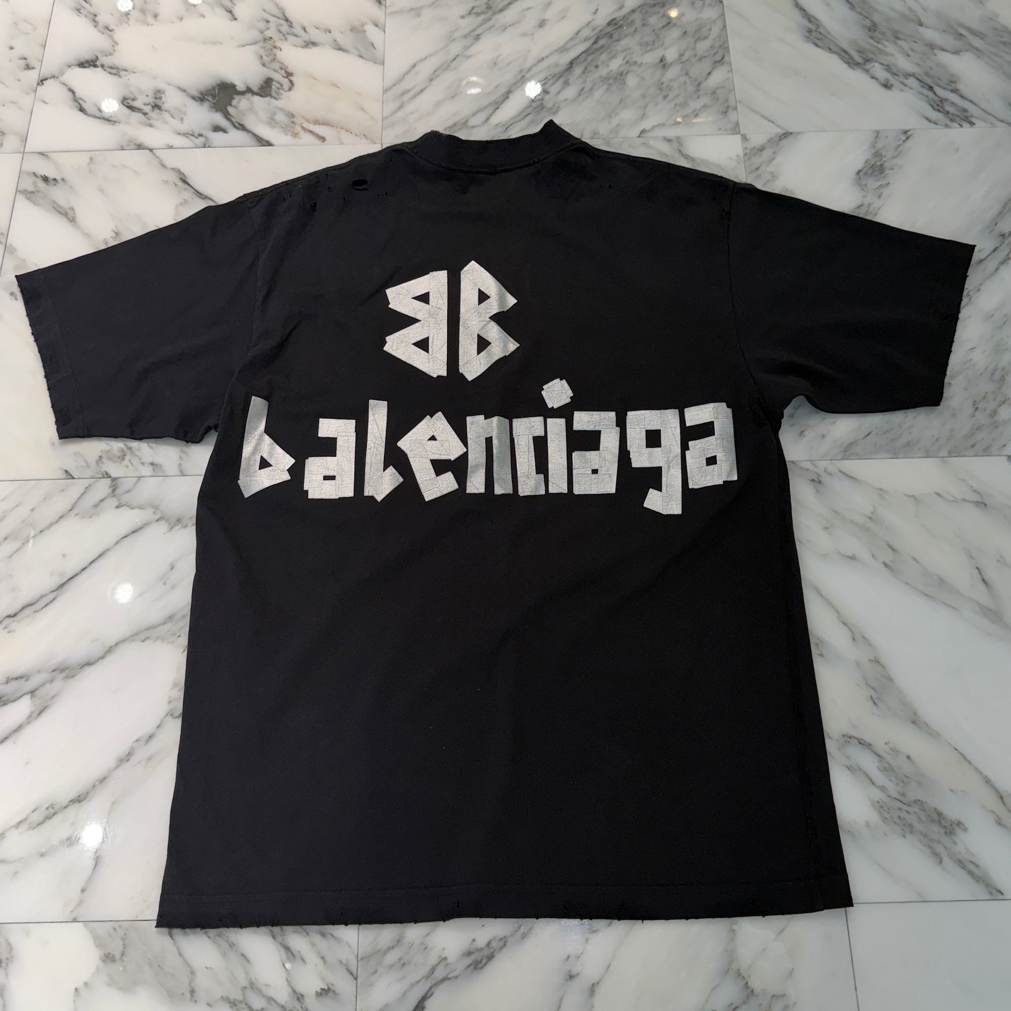 BALENCIAGA 2024SS Tape Type Medium Fit Tee 739784 TQVQ8 Size XS バレンシアガ テープタイプ ミディアム フィット Tシャツ サイズXS
