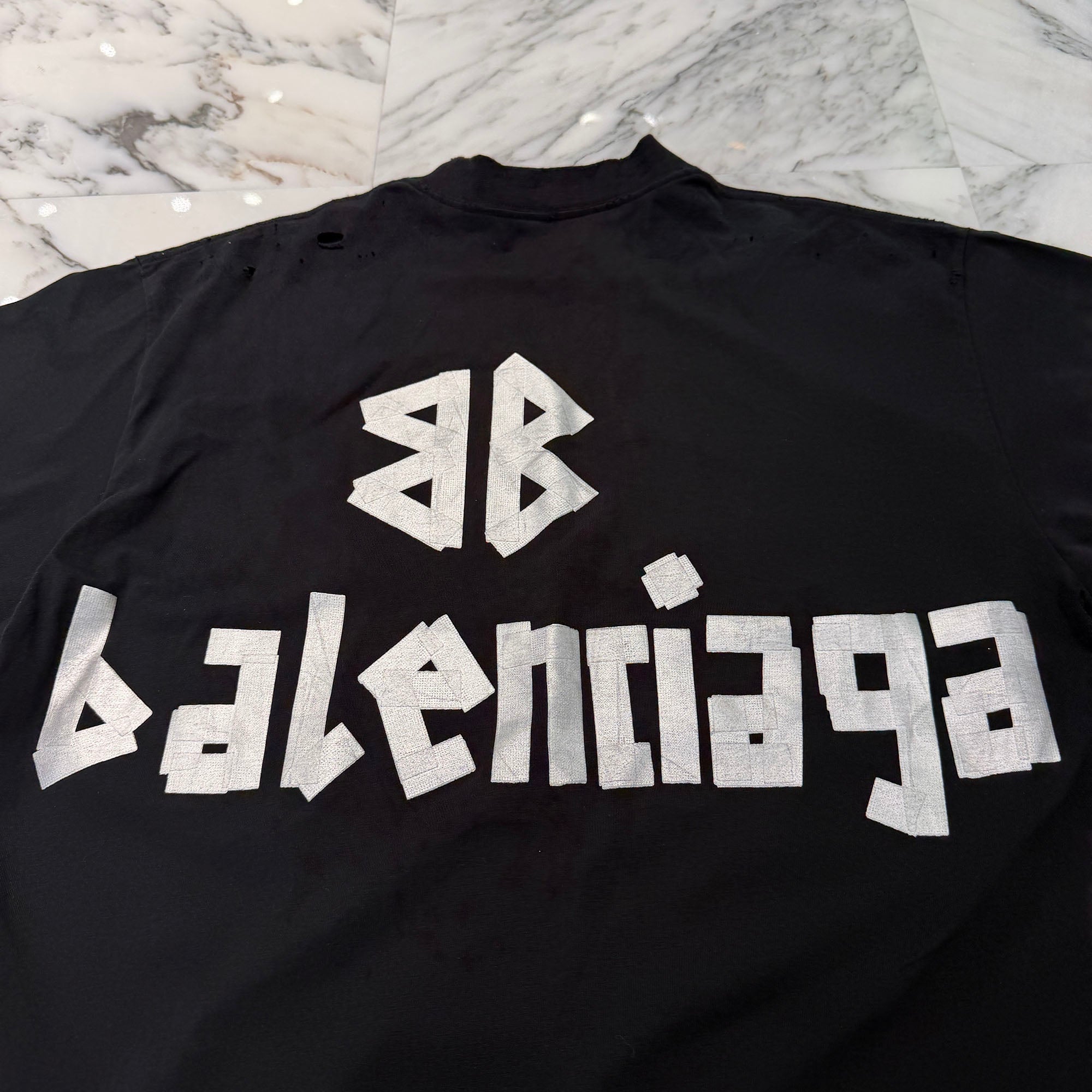 BALENCIAGA 2024SS Tape Type Medium Fit Tee 739784 TQVQ8 Size XS バレンシアガ テープタイプ ミディアム フィット Tシャツ サイズXS