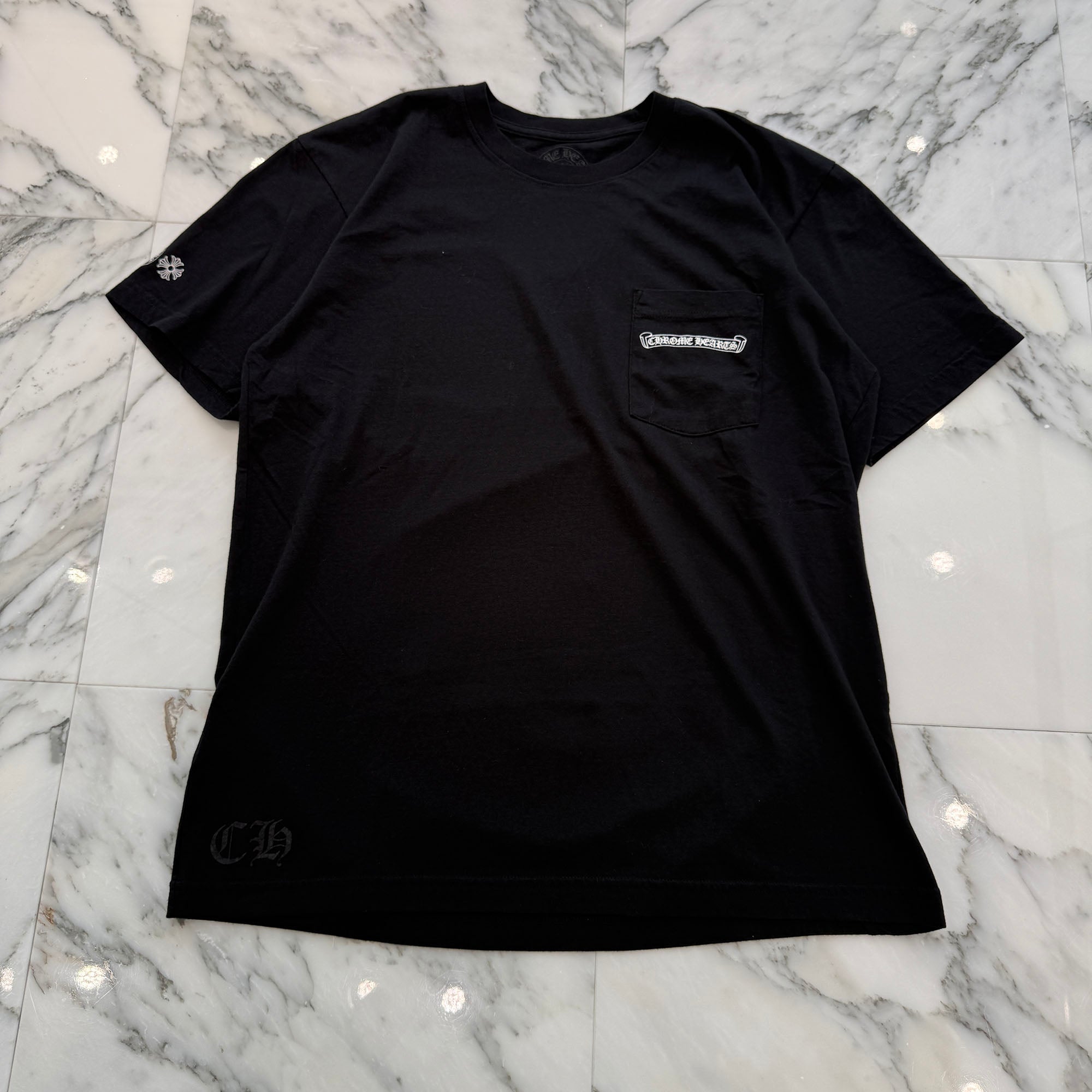 CHROME HEARTS MLTCOL CEM CRS Tee Size L クロムハーツ マルチカラー セメタリークロス Tシャツ サイズL