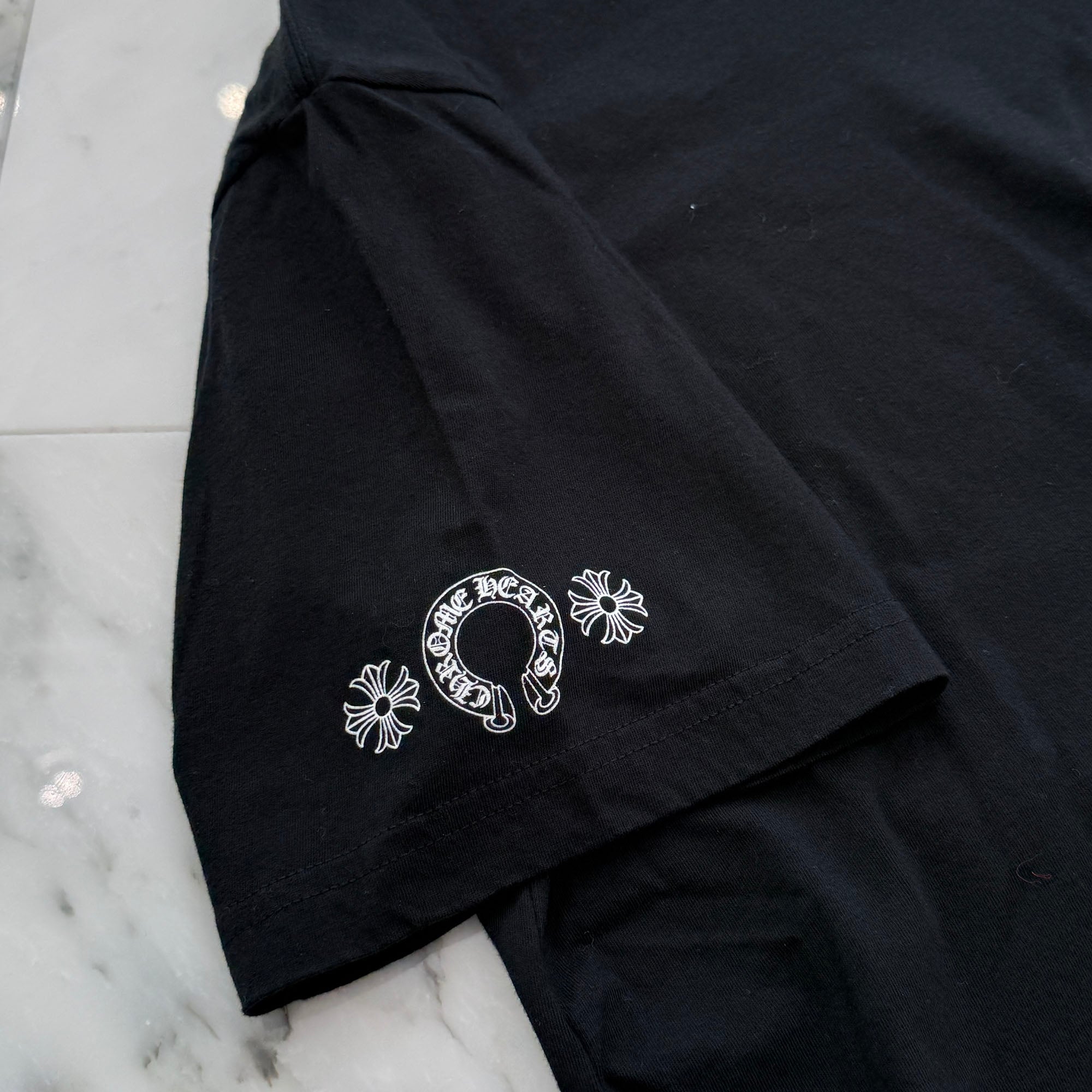 CHROME HEARTS MLTCOL CEM CRS Tee Size L クロムハーツ マルチカラー セメタリークロス Tシャツ サイズL