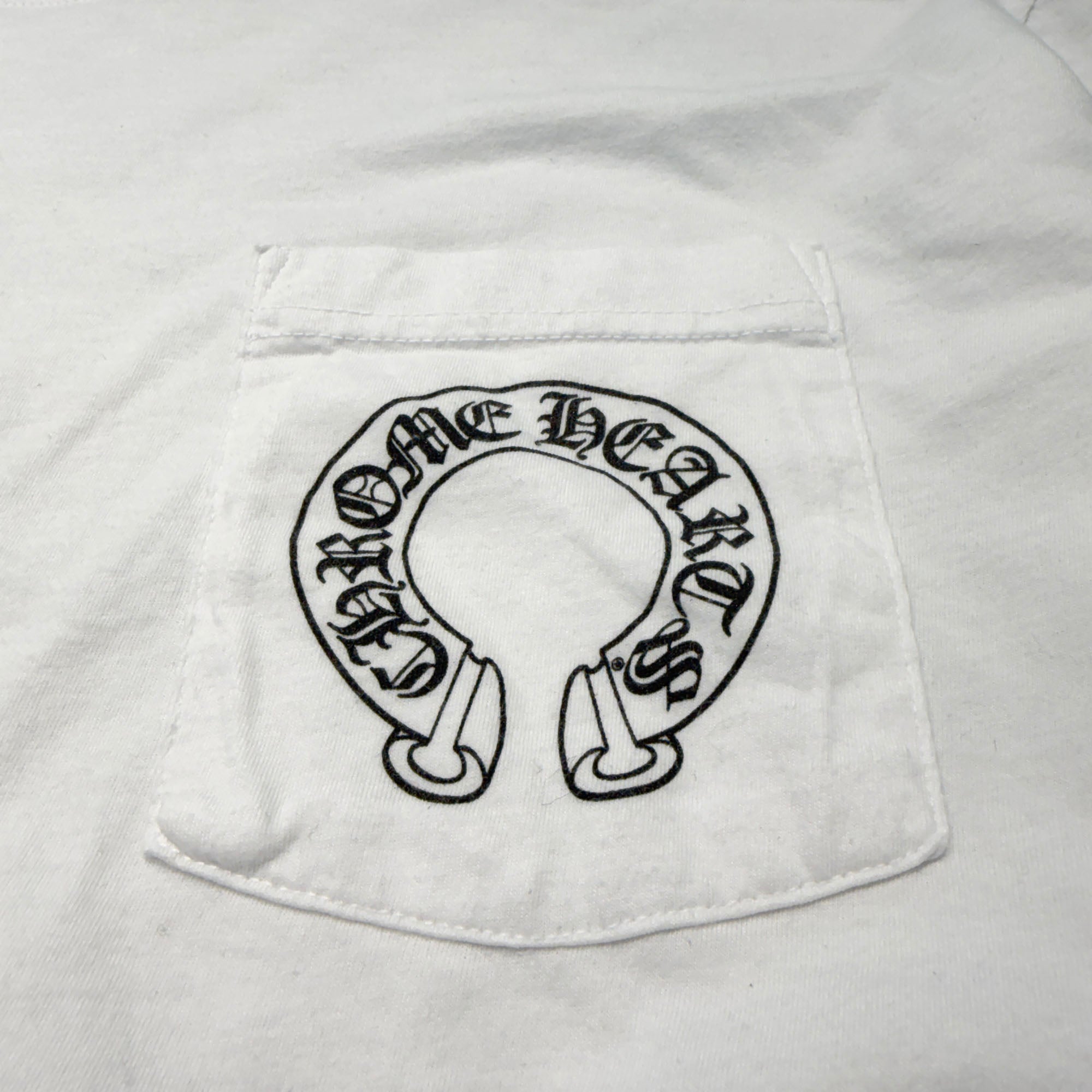 CHROME HEARTS Floral Cross Horseshoe Long Sleeve Tee Size XL クロムハーツ フローラルクロス ホースシュー ロングスリーブTシャツ サイズXL