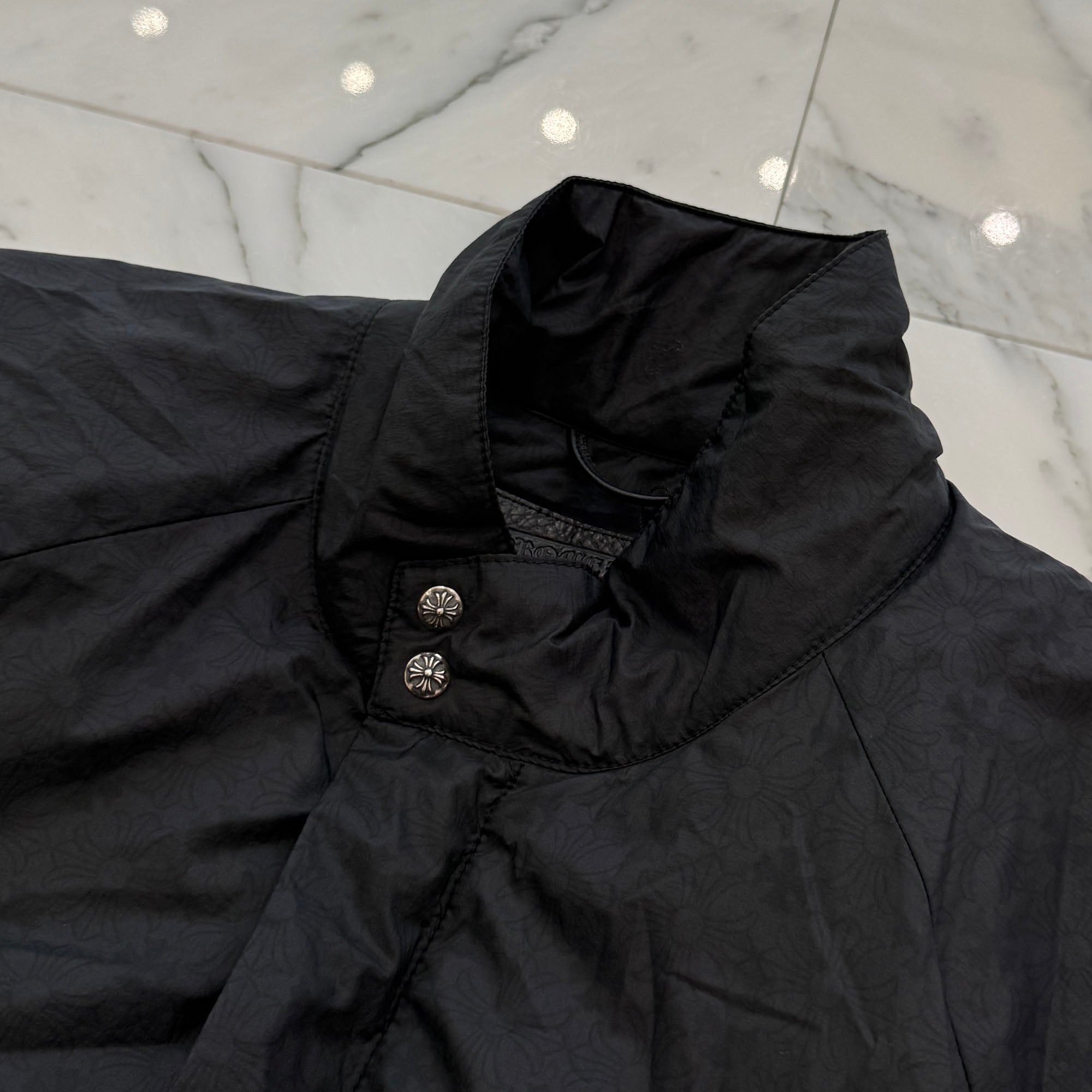 CHROME HEARTS CH Logo Embroidery U Match Point Nylon Jacket Size L クロムハーツ CHロゴ刺繍 Uマッチポイント ナイロンジャケット サイズL