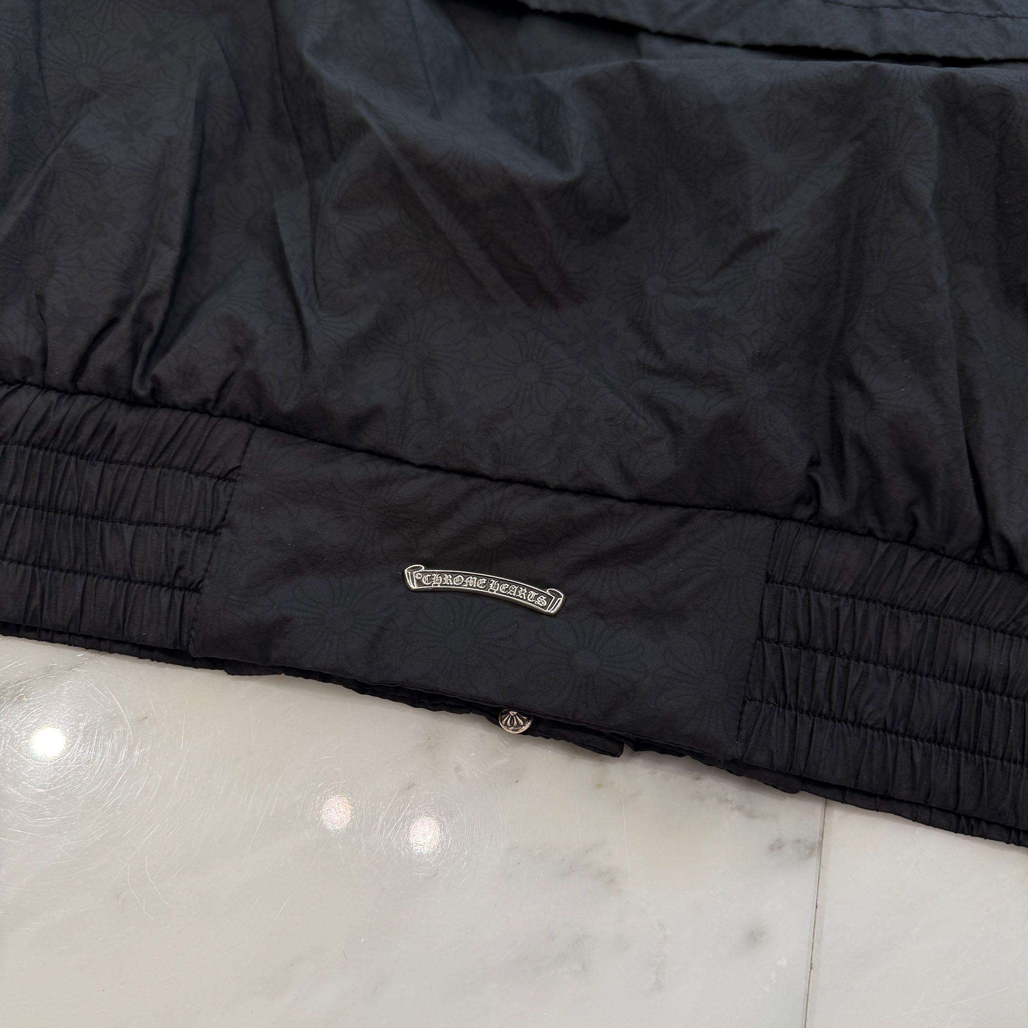 CHROME HEARTS CH Logo Embroidery U Match Point Nylon Jacket Size L クロムハーツ CHロゴ刺繍 Uマッチポイント ナイロンジャケット サイズL