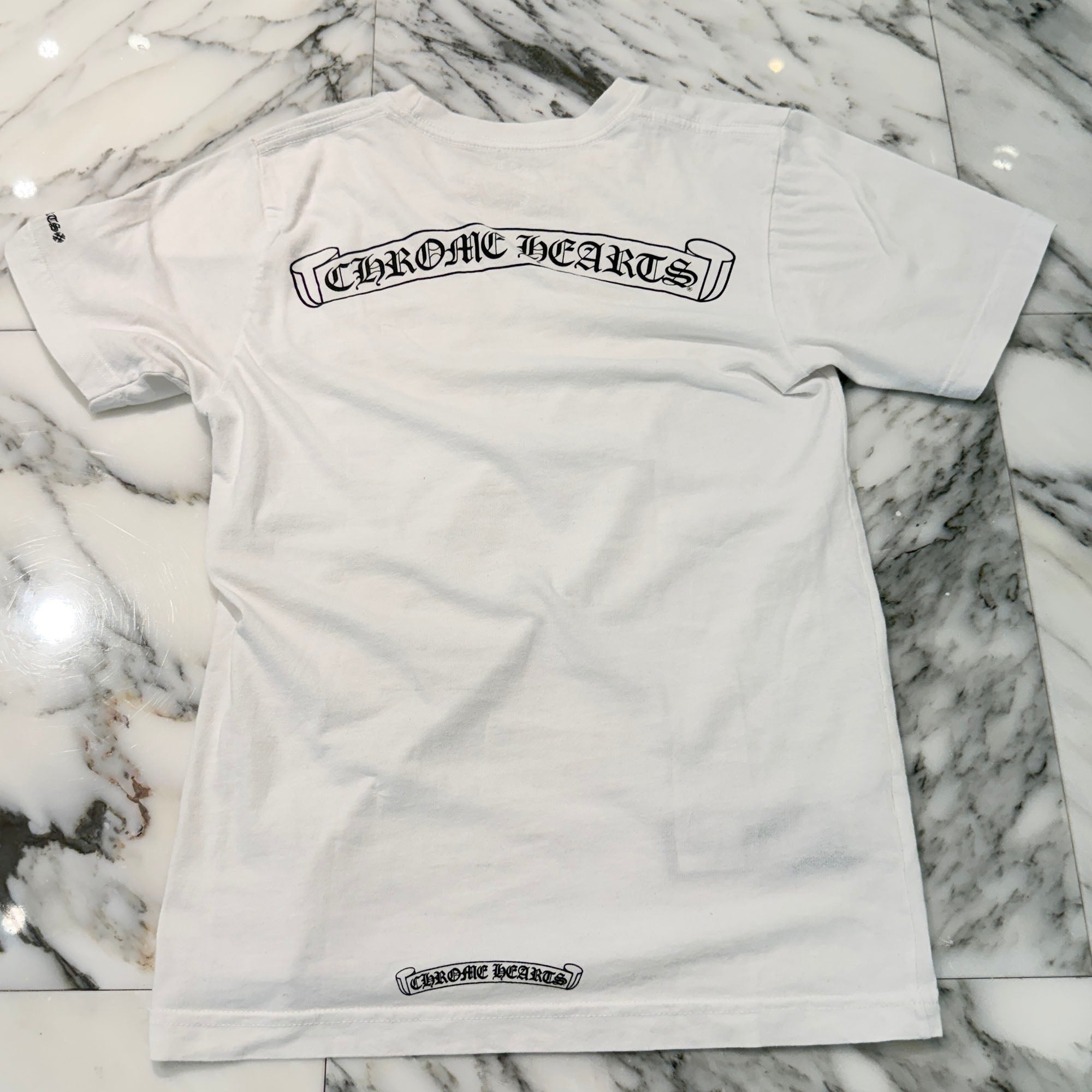 CHROME HEARTS Back Scroll Logo Tee Size XS クロムハーツ バックスクロールロゴ Tシャツ サイズXS