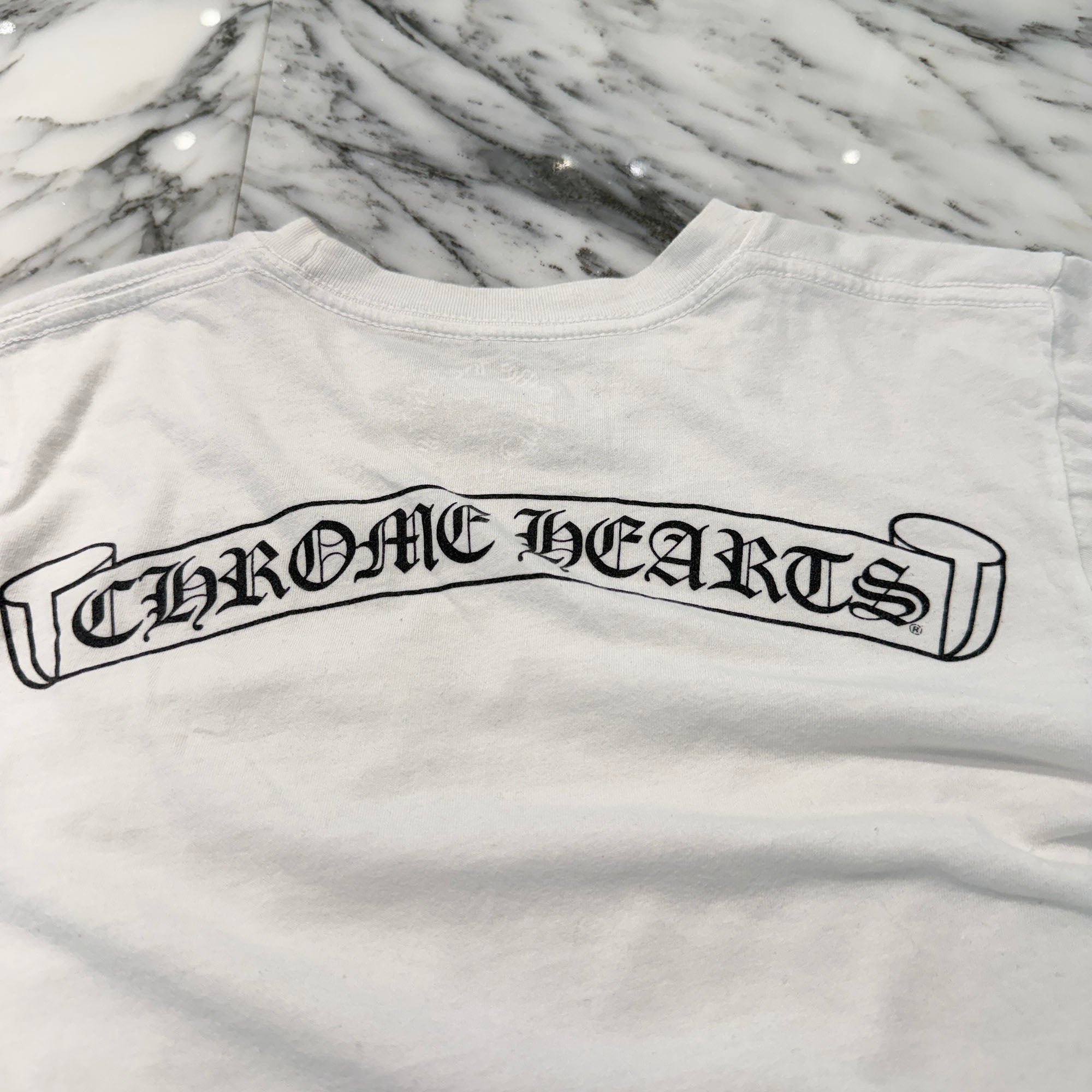 CHROME HEARTS Back Scroll Logo Tee Size XS クロムハーツ バックスクロールロゴ Tシャツ サイズXS