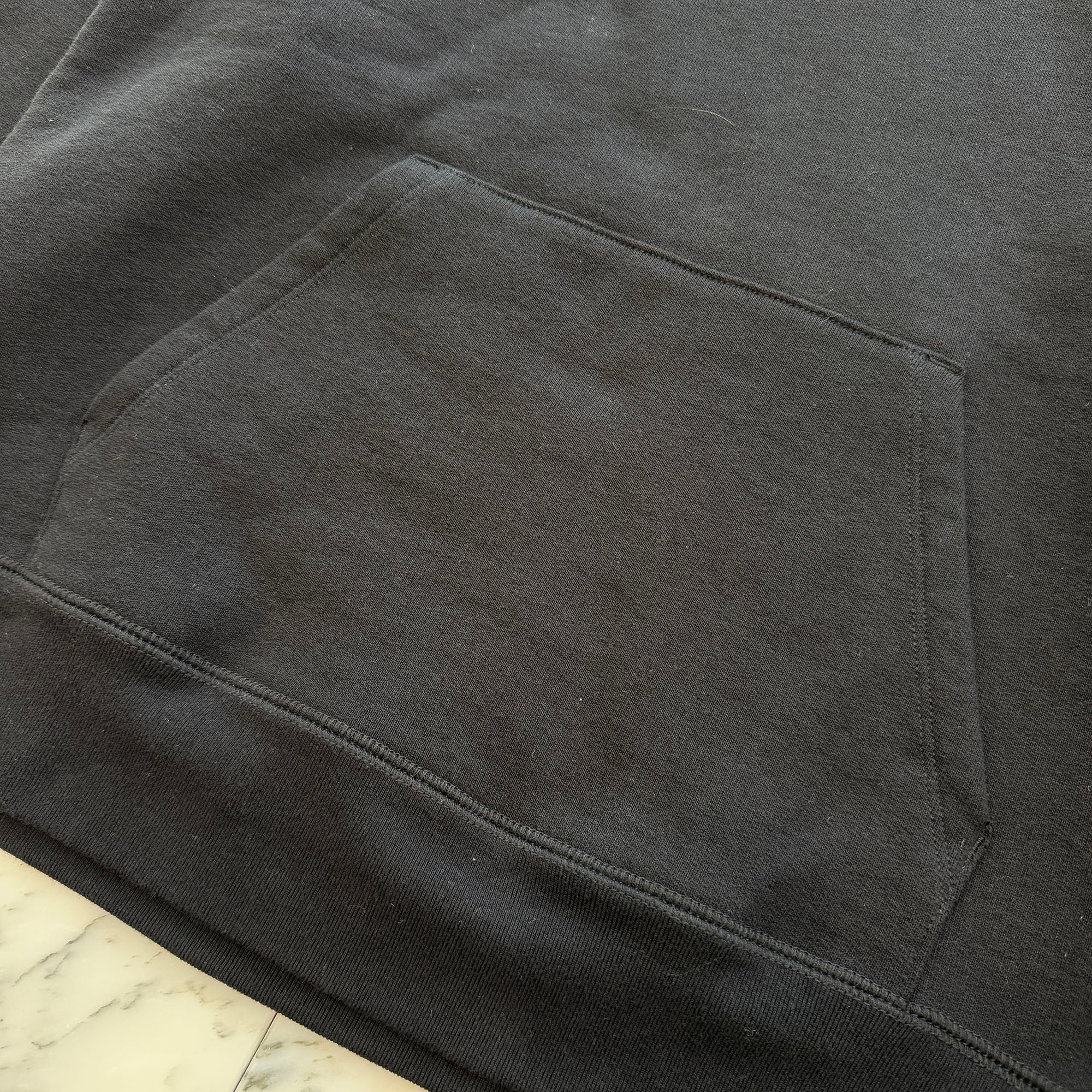 CHROME HEARTS Y NOT Cemetery Cross Leather Patch Pullover Hoodie Size M クロムハーツ ワイノット セメタリークロスレザーパッチ プルオーバー フーディー サイズM