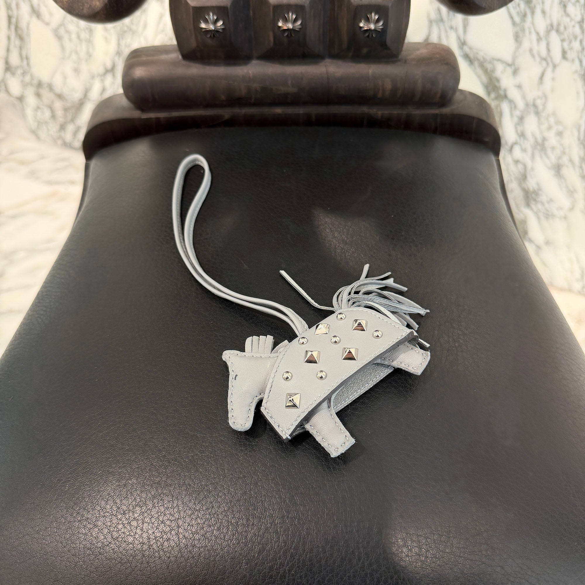 HERMES Rodeo Charm Robeo Rock PM K刻印 エルメス ロデオ チャーム ロベオ・ロック PM
