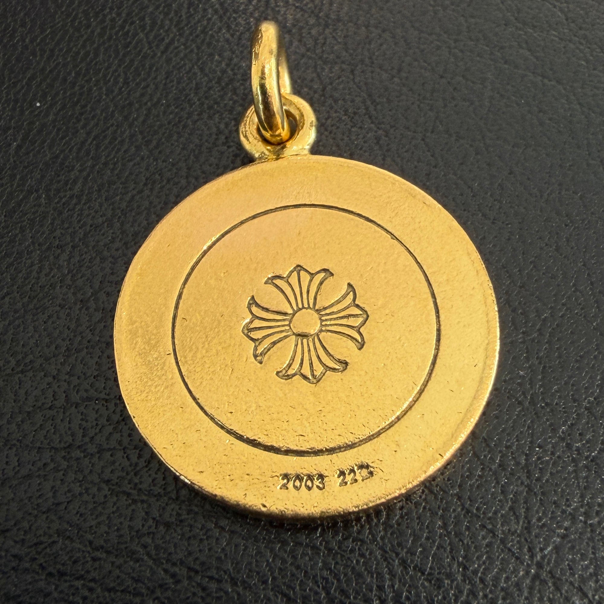 CHROME HEARTS 22K ANGEL MEDAL Charm クロムハーツ 22K エンジェルメダル チャーム